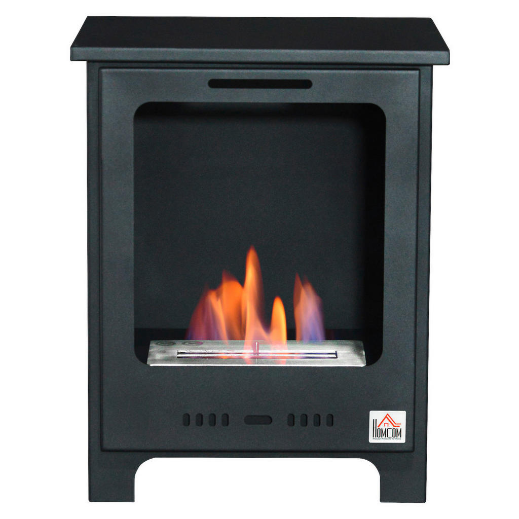 Thumbnail - HOMCOM Ethanol-Kamin schwarz Metall B/H/L: ca. 30x50x40 cm