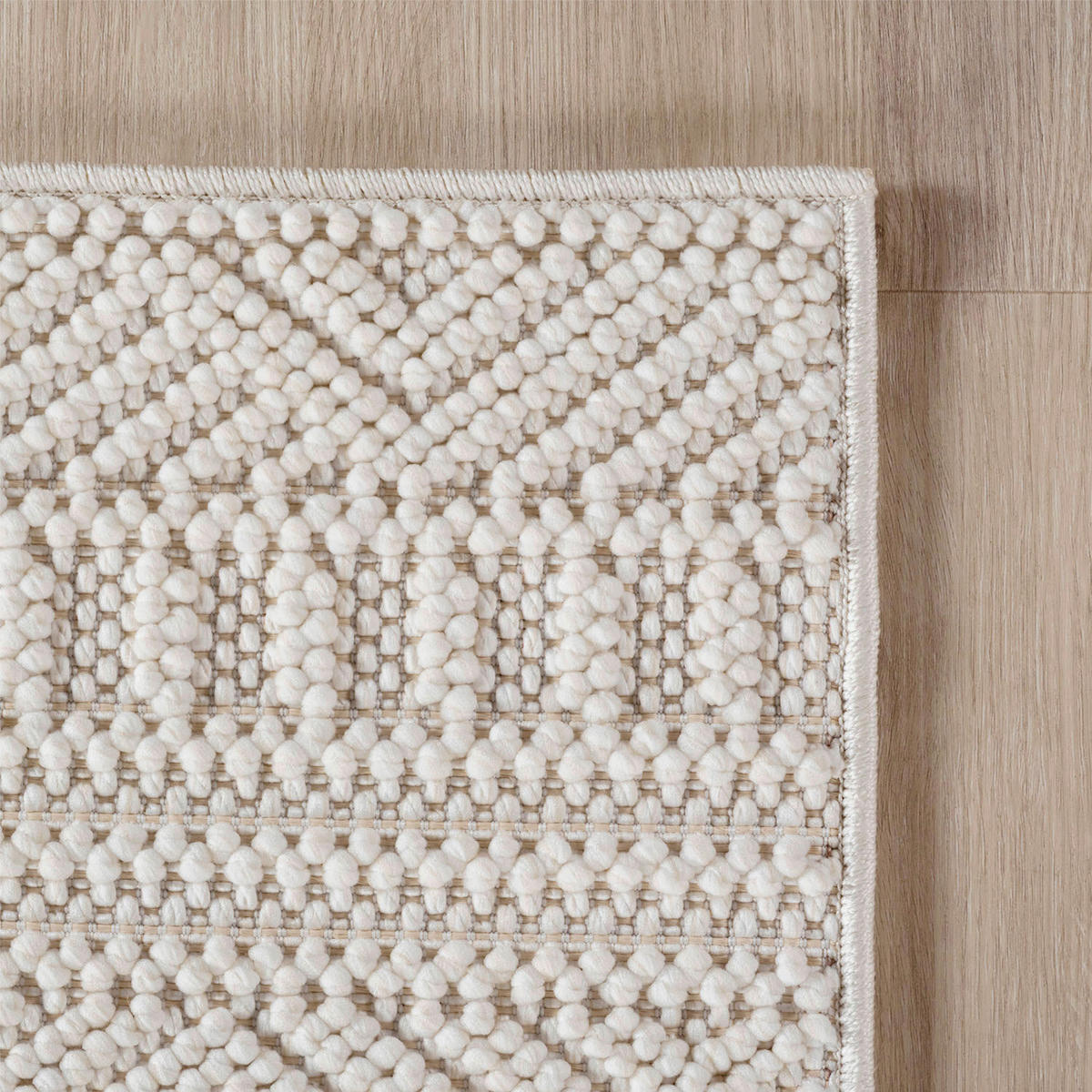 Ayyildiz Kurzflorteppich HELIX creme B/H/L: ca. 120x0,7x170 cm HELIX - creme (170,00/120,00/0,70cm) - Ayyildiz