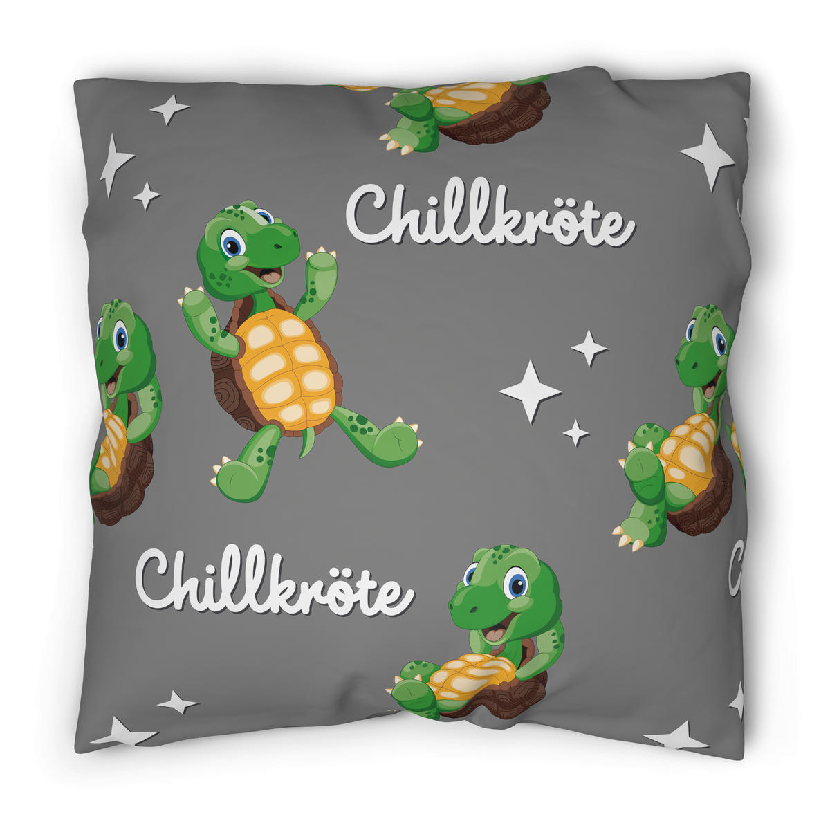 Microfaser Bettwäsche Bettwäsche_Microfaser Schildkröte - grau (135,00/200,00cm)