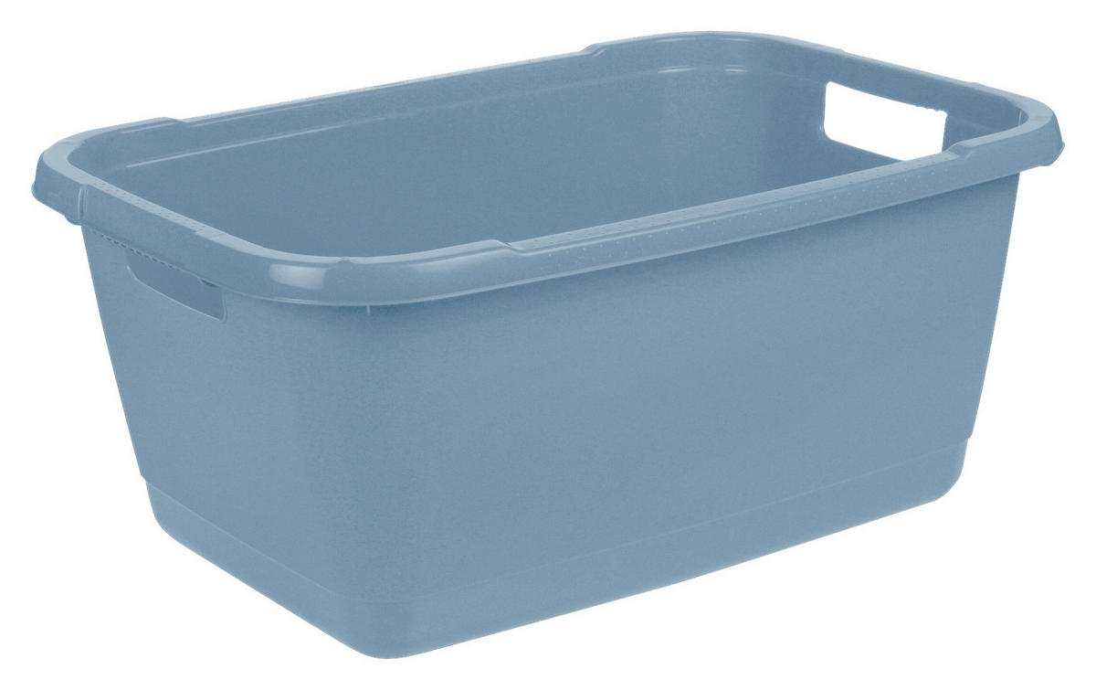 keeeper Wäschewanne blau B/H/L: ca. 44x28x65 cm Wäschewanne_Aenna 52l - blau (65,00/44,00/28,00cm) - keeeper