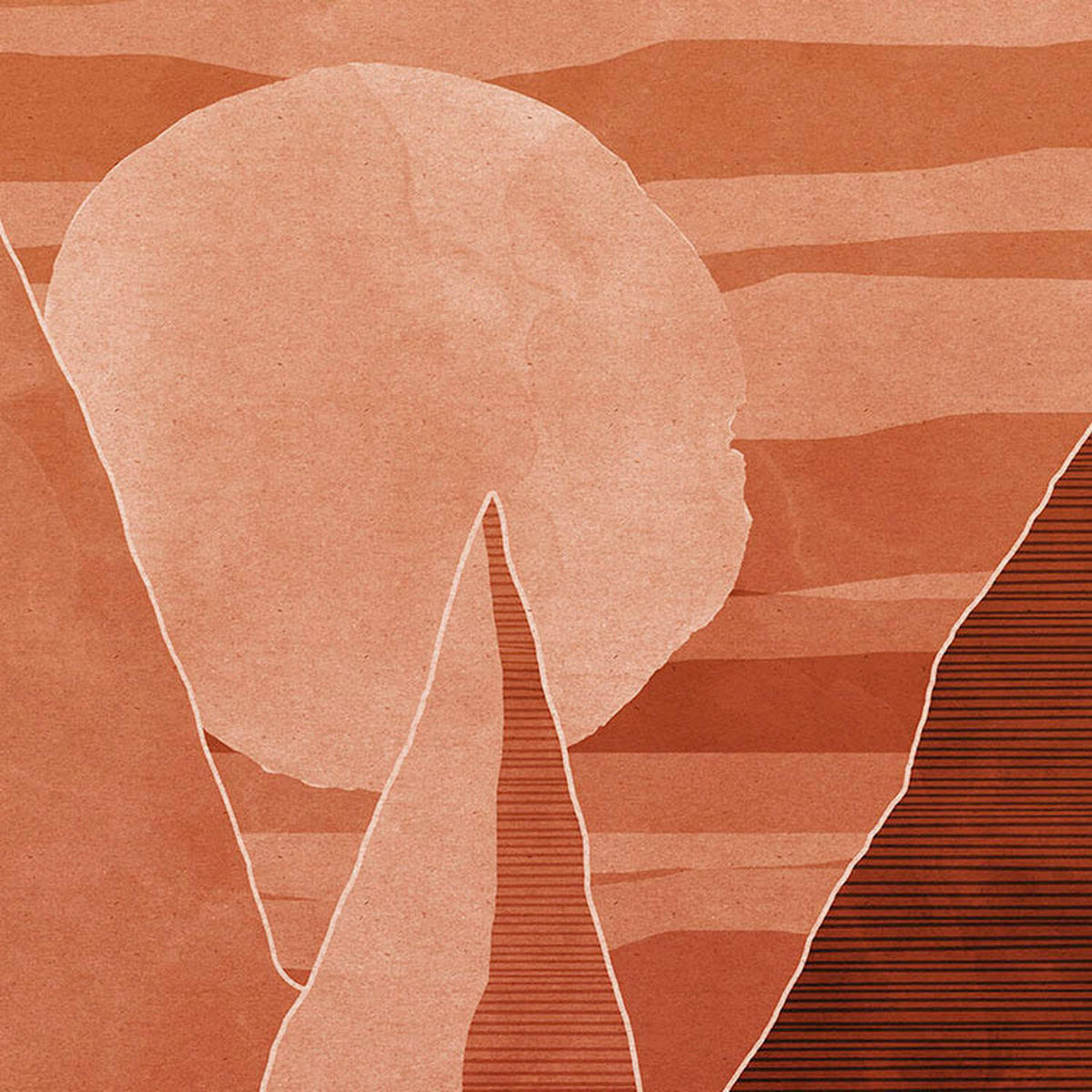 Komar Fototapete Desert Mile B/L: ca. 400x280 cm Desert Mile - (400,00/280,00cm) - Komar