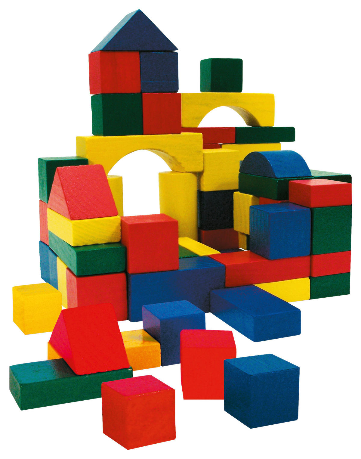 Marionette Holzbausteine Holzbausteine_100tlg. - bunt - Marionette