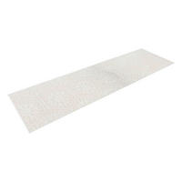 360Living Teppich Monroe weiß B/L: ca. 80x300 cm Monroe - weiß (80,00/300,00cm) - 360Living