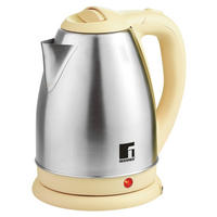 BERGNER Wasserkocher BG-50005-YE gelb Edelstahl Kunststoff B/H/L: ca. 24x16x21 cm ca. 1,8 l RETRO - gelb (21,00/24,00/16,00cm) - BERGNER
