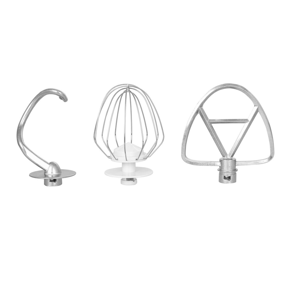 Emerio Küchenmaschine KM-123117 weiß silber Kunststoff Edelstahl B/H/T: ca. 28x24x36 cm Küchenmaschine KM-123117 - weiß/silber (28,00/24,00/36,00cm) - Emerio