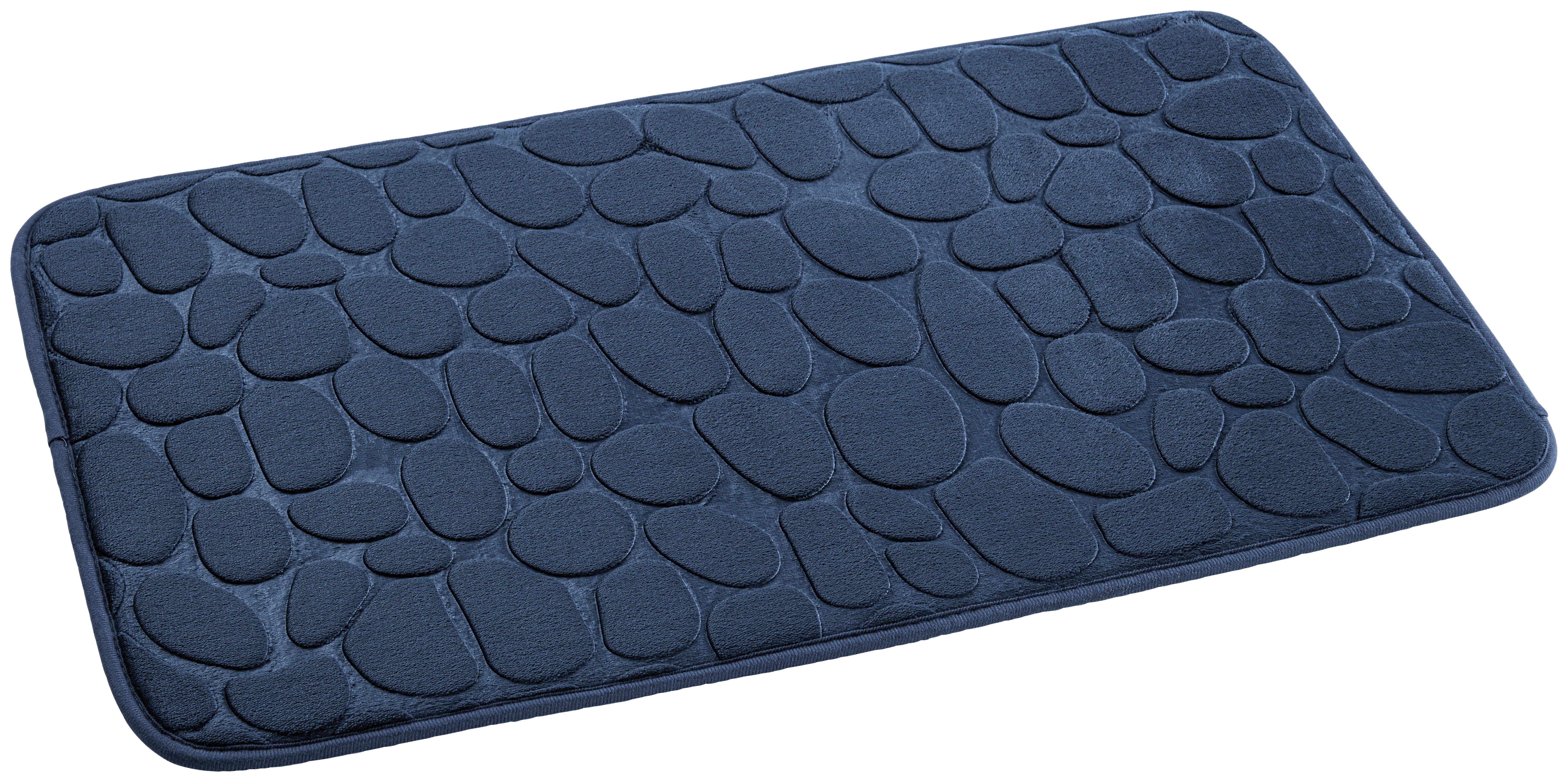 Badematte Stone Stone - dunkelblau (45,00/70,00cm) - POCOline