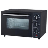Emerio Miniofen MO-130759.1 schwarz Metall B/H/L: ca. 27,1x36x42,2 cm ca. 16 l Mini-Ofen MO-130759.1 16l - schwarz (42,20/27,10/36,00cm) - Emerio