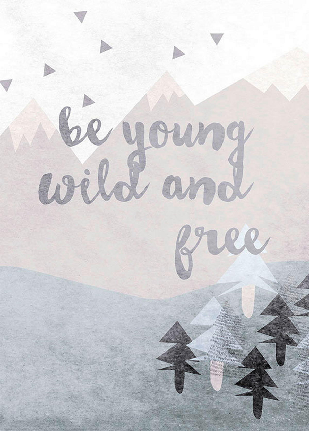 Komar Poster Wild and Free Wild and Free - (50,00/70,00cm) - Komar