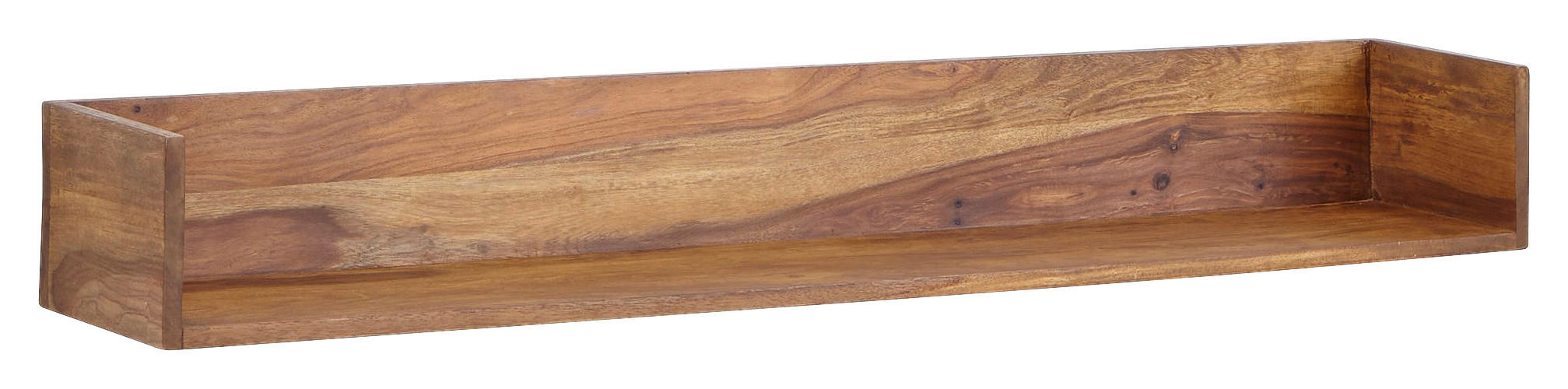 Wandregal rosenholz Holz B/H/T: ca. 120x15x20 cm Wandregal - rosenholz (120,00/15,00/20,00cm) - Wohnling