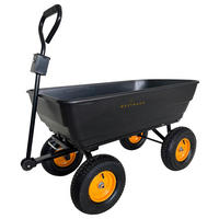 Westmann Schubkarre Prakta schwarz B/H/L: ca. 59,5x105x119 cm Prakta - schwarz (119,00/59,50/105,00cm) - Westmann