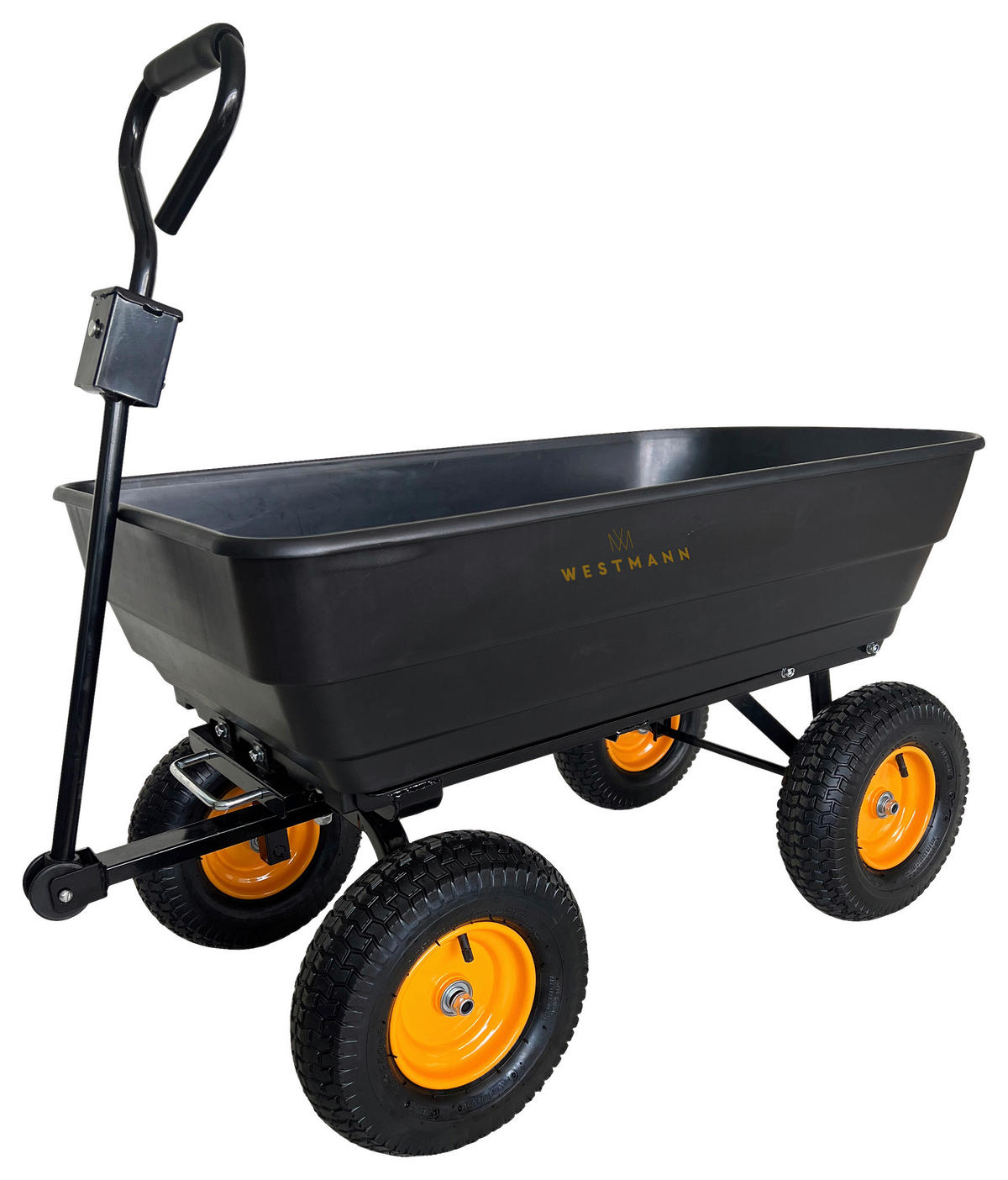 Westmann Schubkarre Prakta schwarz B/H/L: ca. 59,5x105x119 cm Prakta - schwarz (119,00/59,50/105,00cm) - Westmann