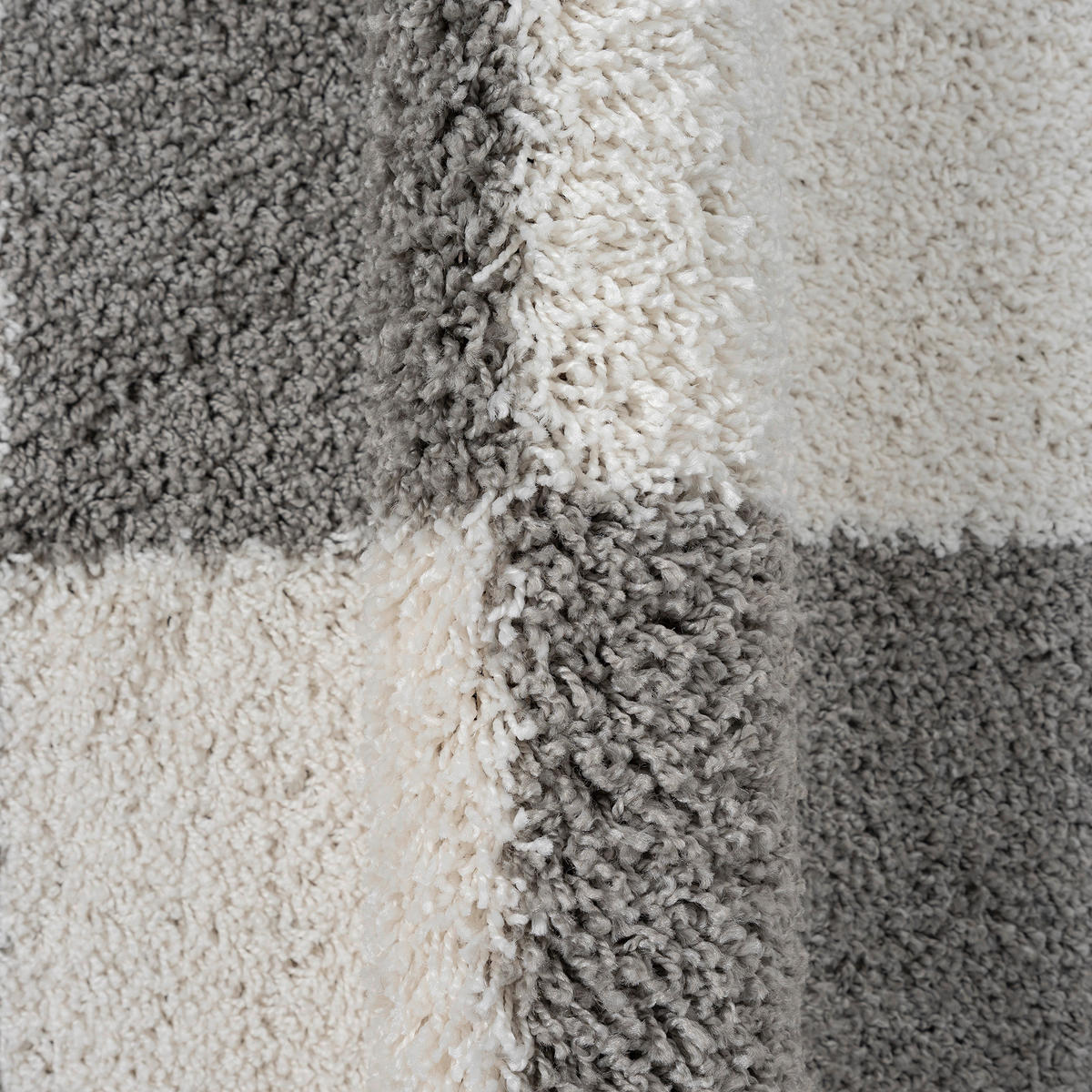 Sanat Hochflorteppich MILANO hellgrau B/L: ca. 60x110 cm MILANO - hellgrau (60,00/110,00cm) - Sanat