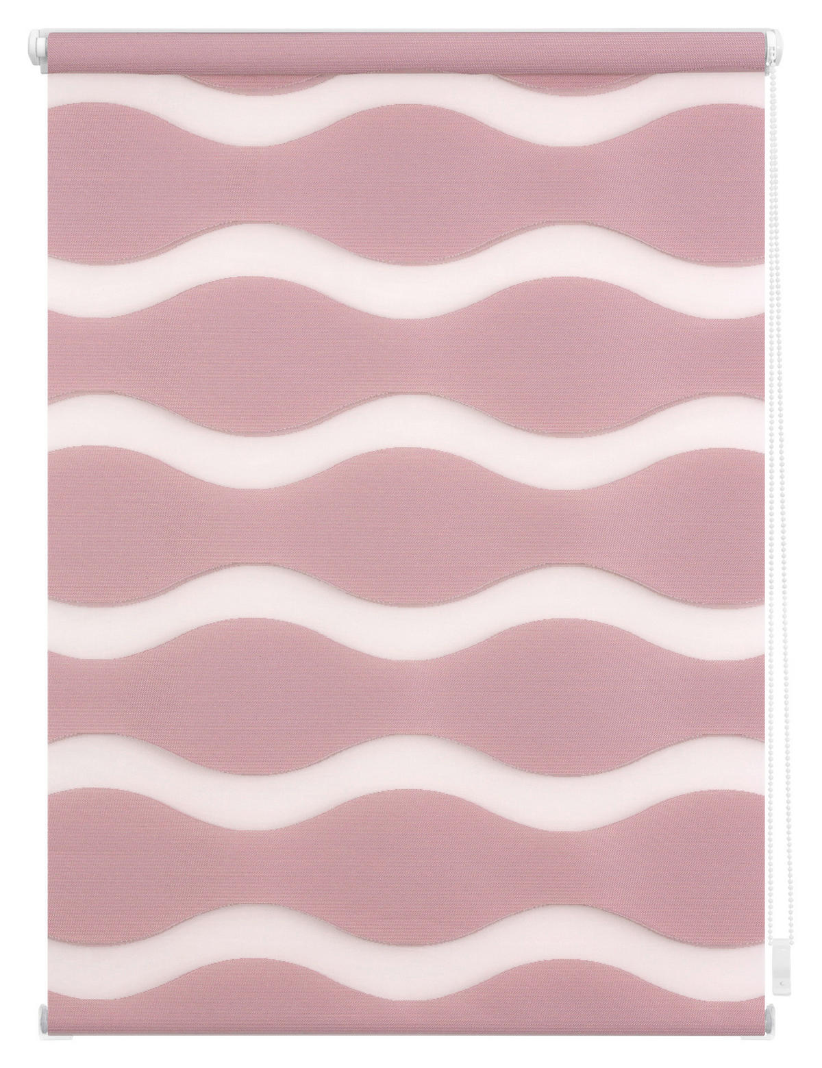 Doppelrollo Duo Welle altrosa B/L: ca. 60x150 cm Duo Welle - altrosa (60,00/150,00cm) - LICHTBLICK