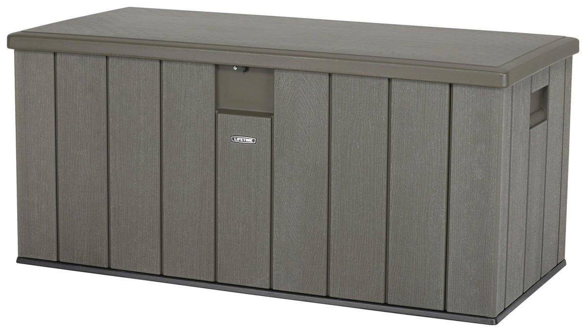 Lifetime Kissenbox 570l dunkelgrau Kunststoff B/H/L: ca. 151x69x72 cm 570l - dunkelgrau (72,00/151,00/69,00cm) - Lifetime