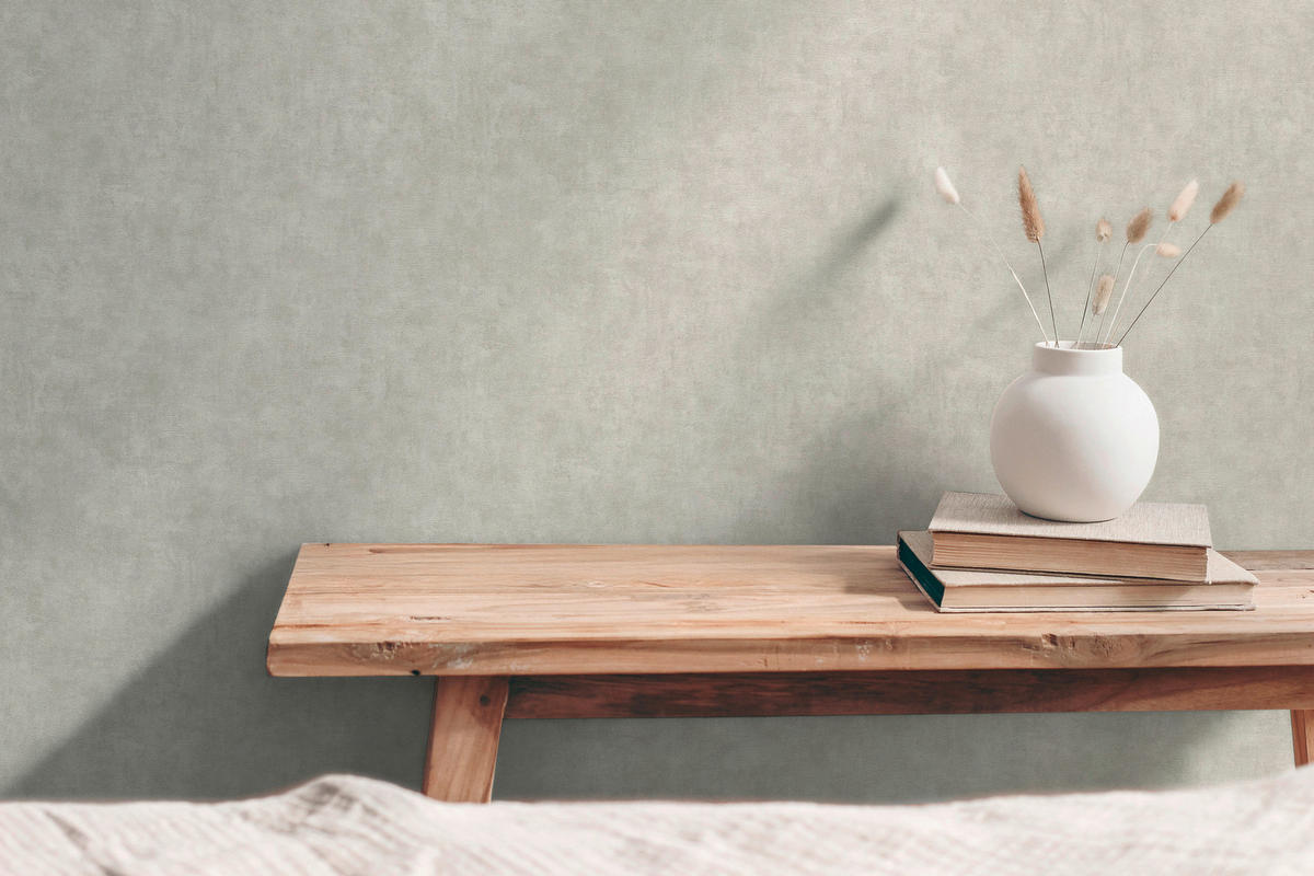 A.S.Creation Vliestapete grau B/H/D: ca. 53x1005x8,6 cm Vliestapete - grau (8,60/1005,00cm) - A.S.Creation