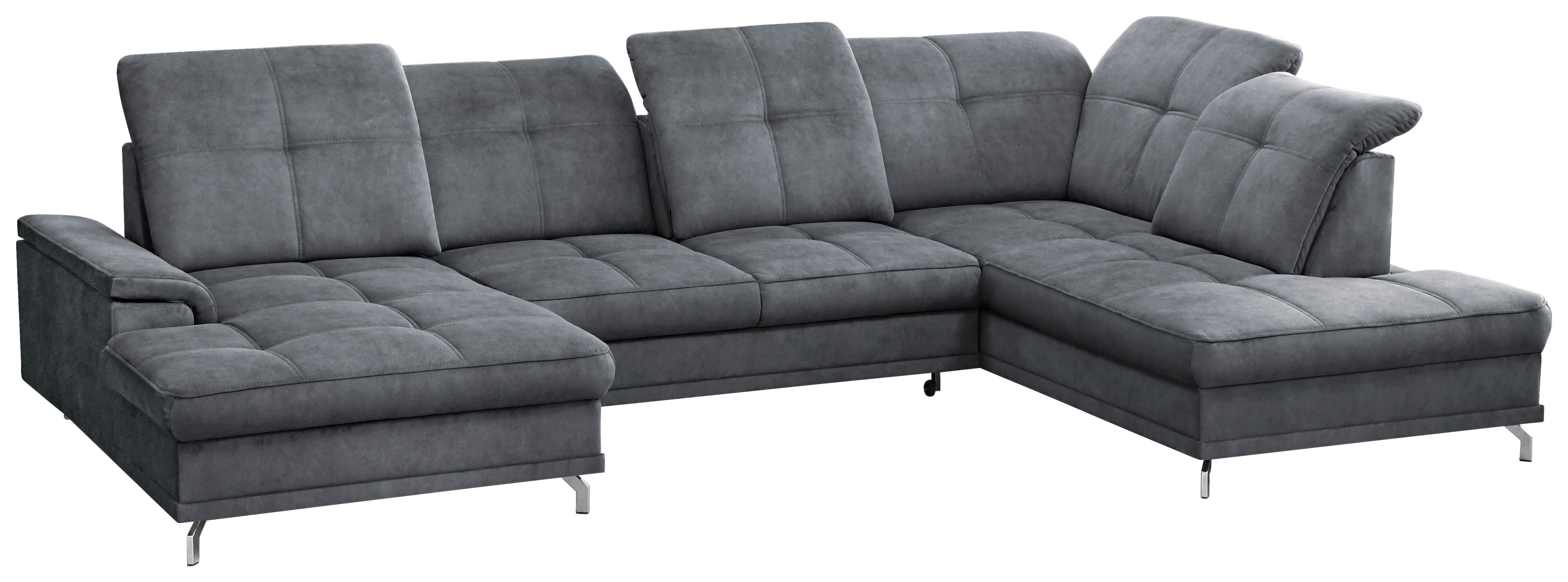 Wohnlandschaft anthrazit Britta_OT/BK/STV-2F/STV-REC/STV_WL - anthrazit (135,00/280,00cm)