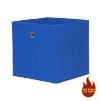 Stoffbox blau B/H/T: ca. 32x32x32 cm Stoffbox_1 - blau (32,00/32,00/32,00cm)