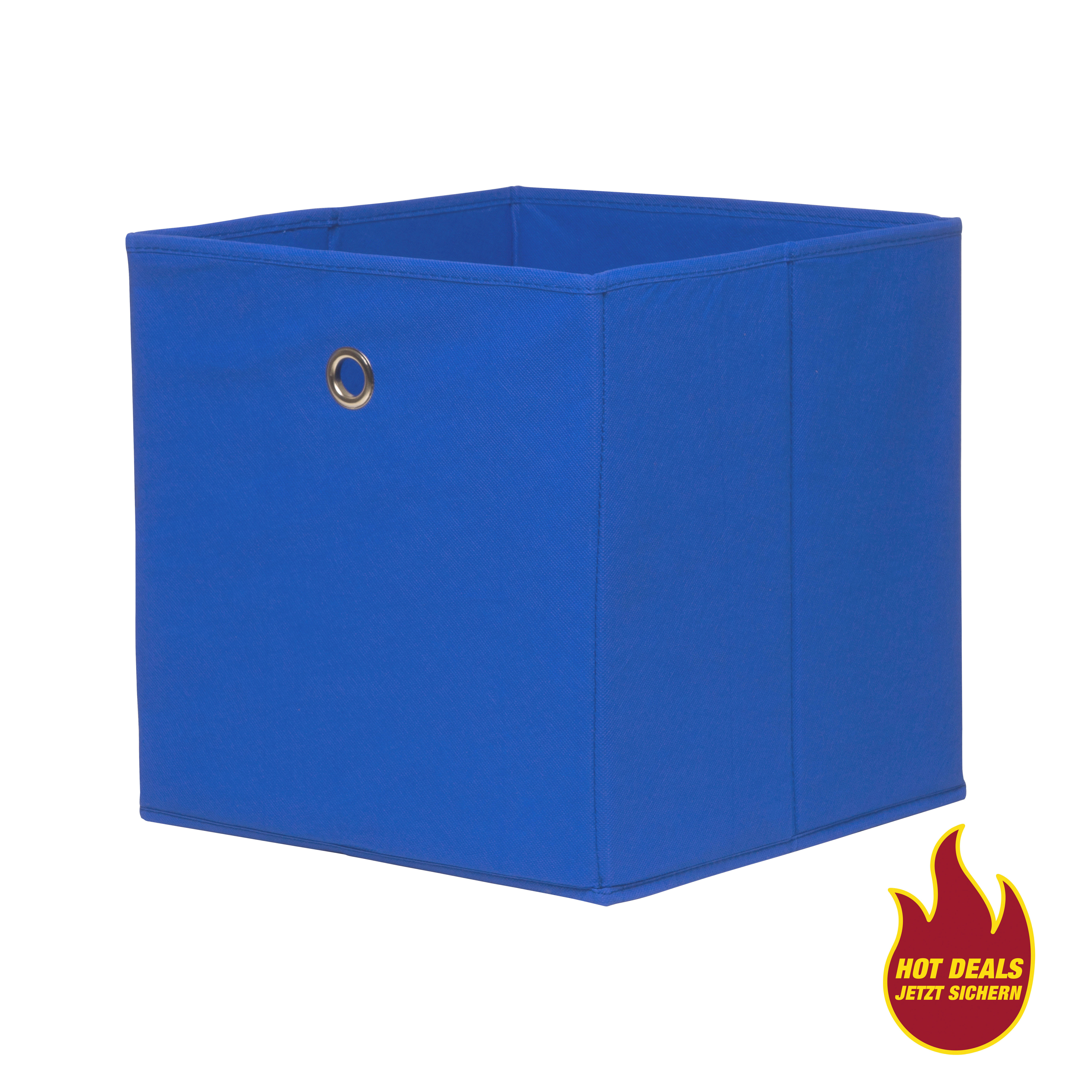 Stoffbox blau B/H/T: ca. 32x32x32 cm