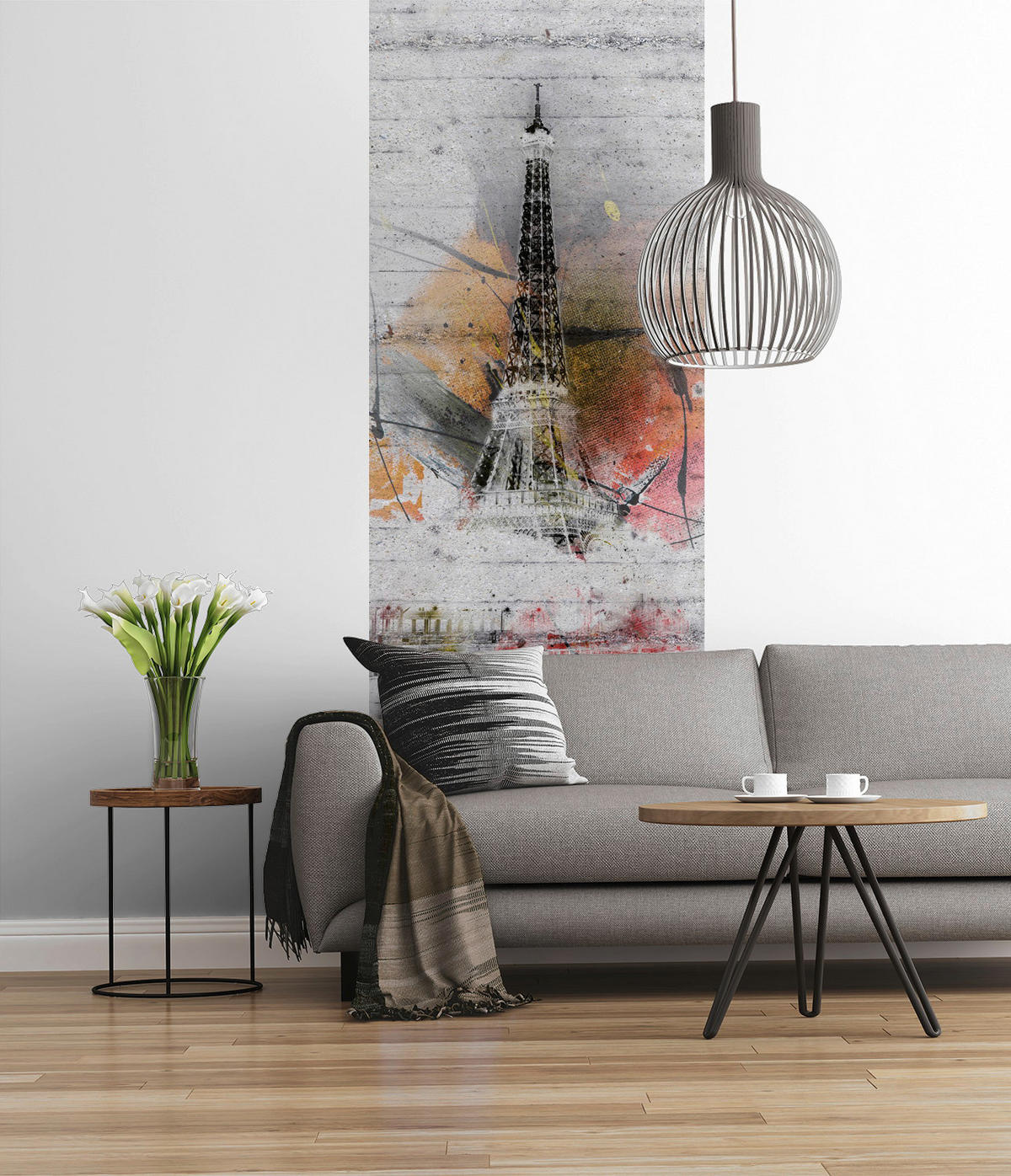 Komar Fototapete Paris B/L: ca. 100x280 cm Paris - (100,00/280,00cm) - Komar