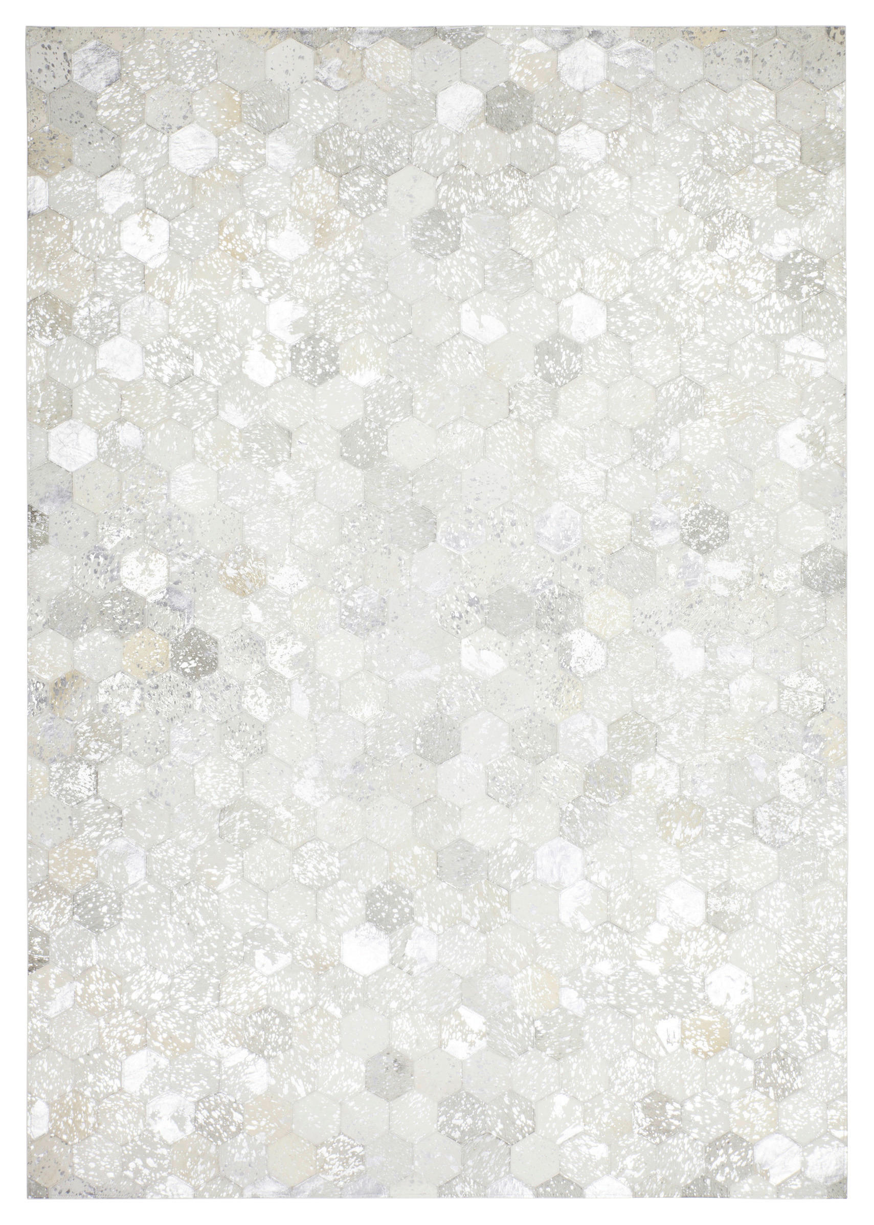 360Living Teppich Dazzle grau B/L: ca. 80x150 cm Dazzle - silber/grau (80,00/150,00cm) - 360Living