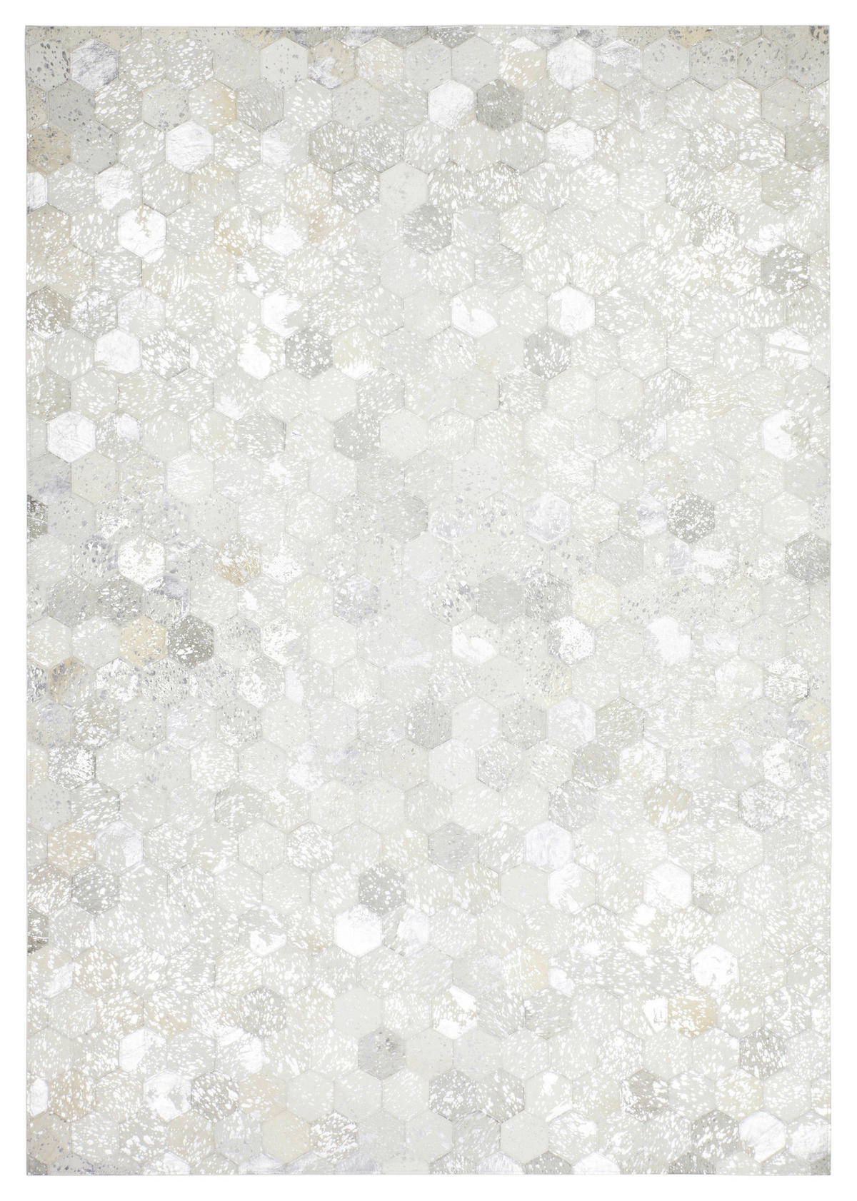 360Living Teppich Dazzle grau B/L: ca. 80x150 cm Dazzle - silber/grau (80,00/150,00cm) - 360Living