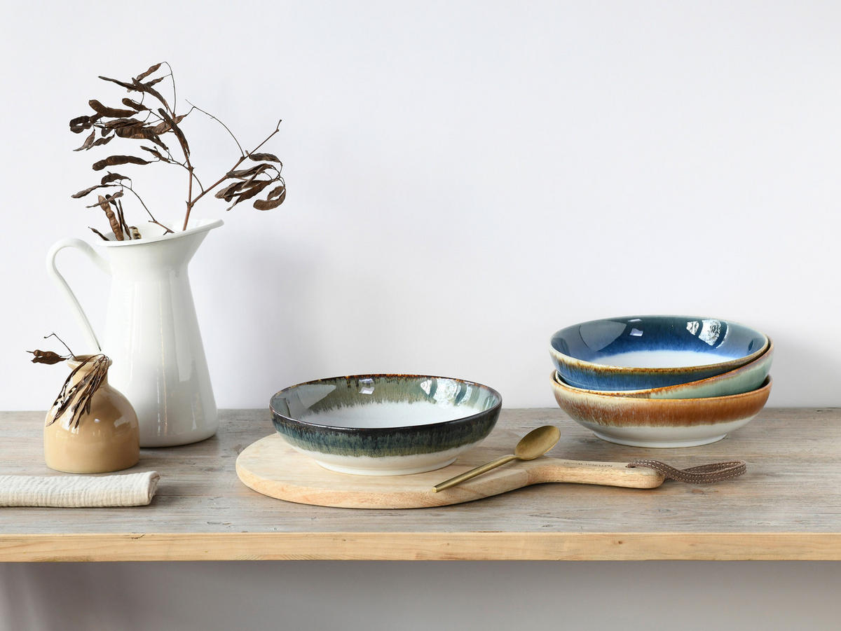 CreaTable Müslischalenset Cascade Bowls Mix Poke bunt Steinzeug Cascade Bowls Mix Poke - bunt - CreaTable
