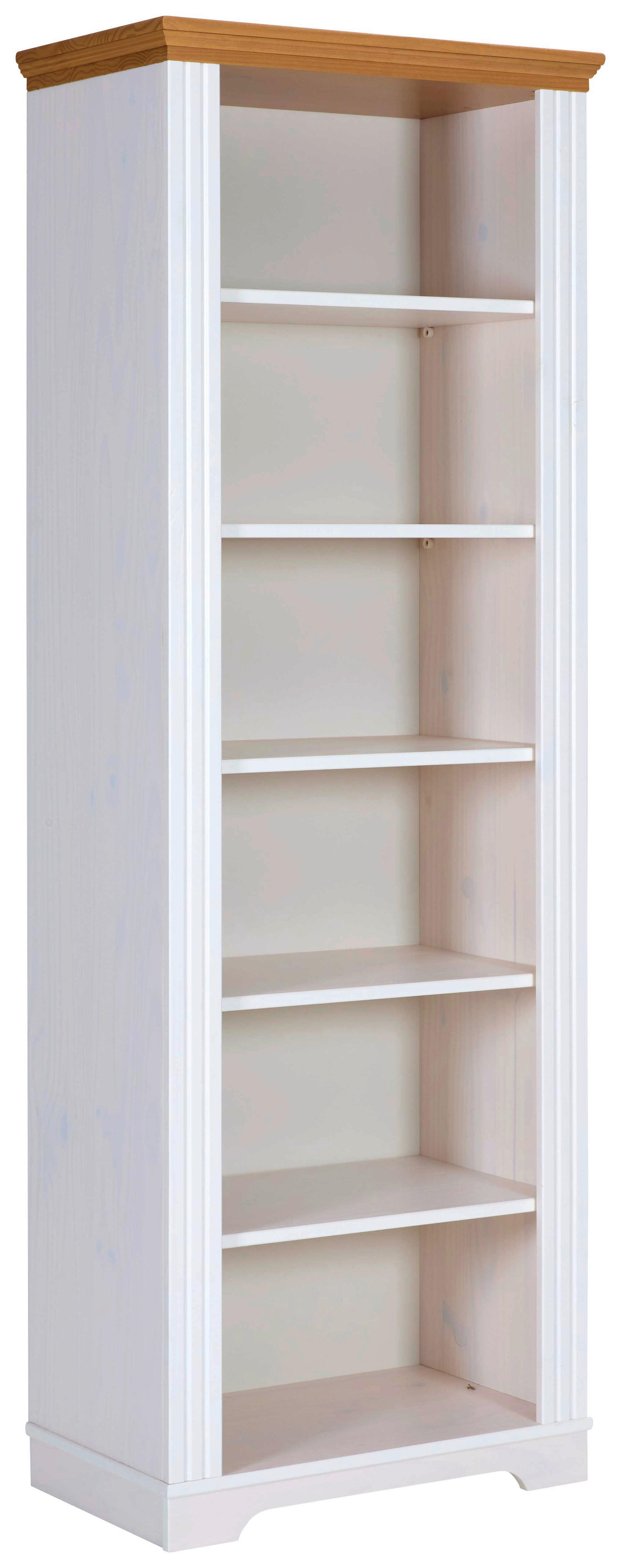 Thumbnail - Regal Maluno weiß lackiert B/H/L: ca. 41x193,1x68 cm