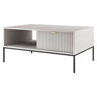 Couchtisch COUCHTISCH AURA AU06 grauschwarz B/H/T: ca. 104x68x42 cm COUCHTISCH AURA AU06 - grauschwarz (104,00/68,00/42,00cm) - WIPMEB