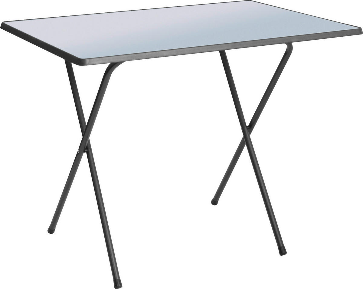 MFG Tisch anthrazit Stahlrohr B/H/L: ca. 80x63x60 cm Scherentisch anthrazit - anthrazit (60,00/80,00/63,00cm) - MFG