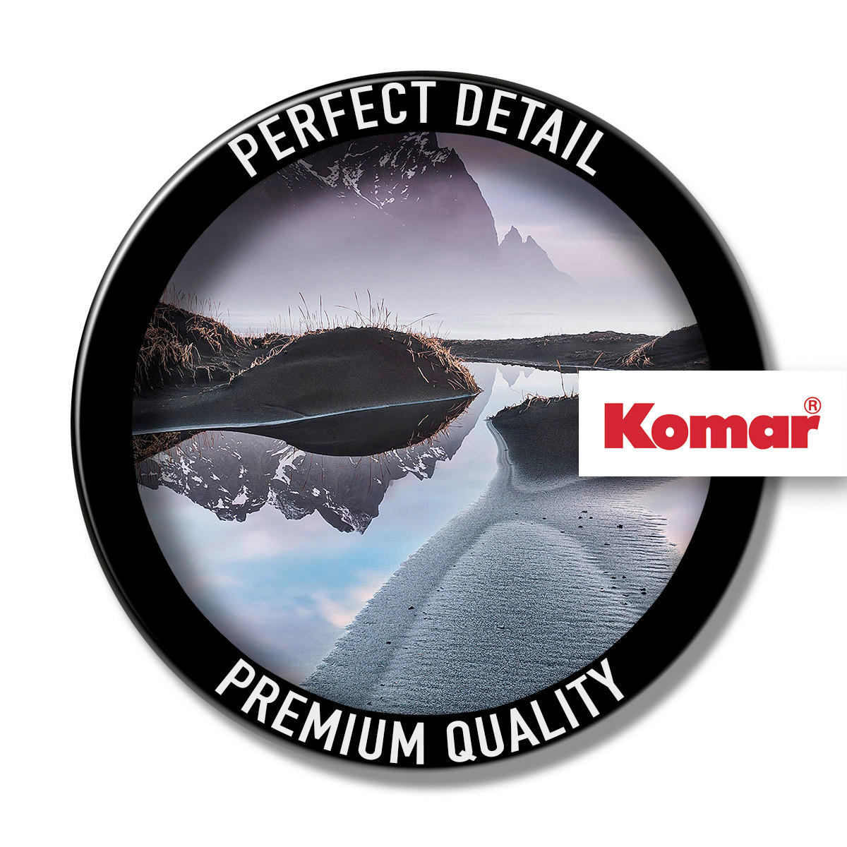 Komar Fototapete Glowing Vestrahorn B/L: ca. 200x250 cm Glowing Vestrahorn - (200,00/250,00cm) - Komar