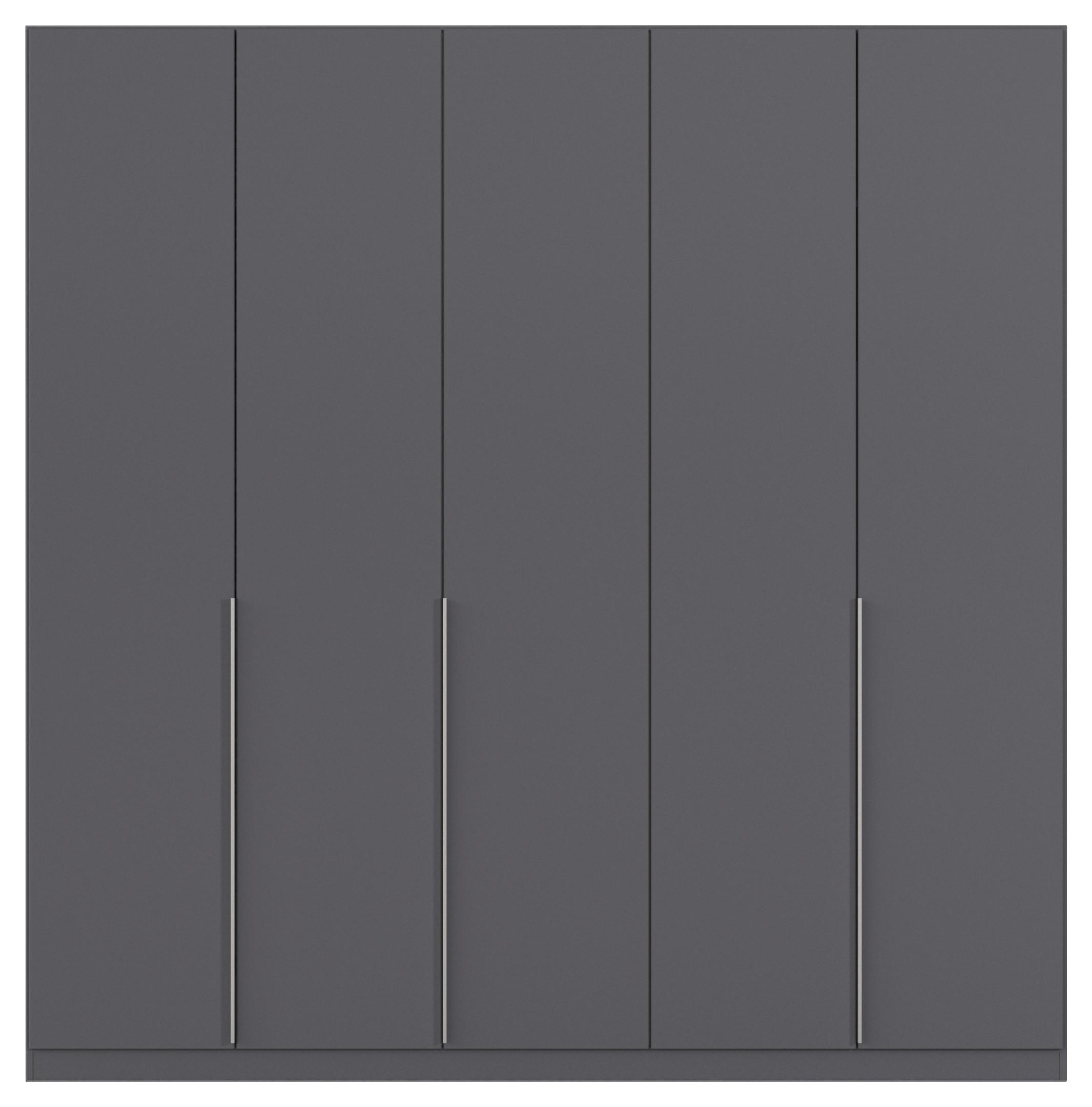 Kleiderschrank Alabama grau B/H/T: ca. 225x229x54 cm Alabama - Alu/grau (225,00/229,00/54,00cm)