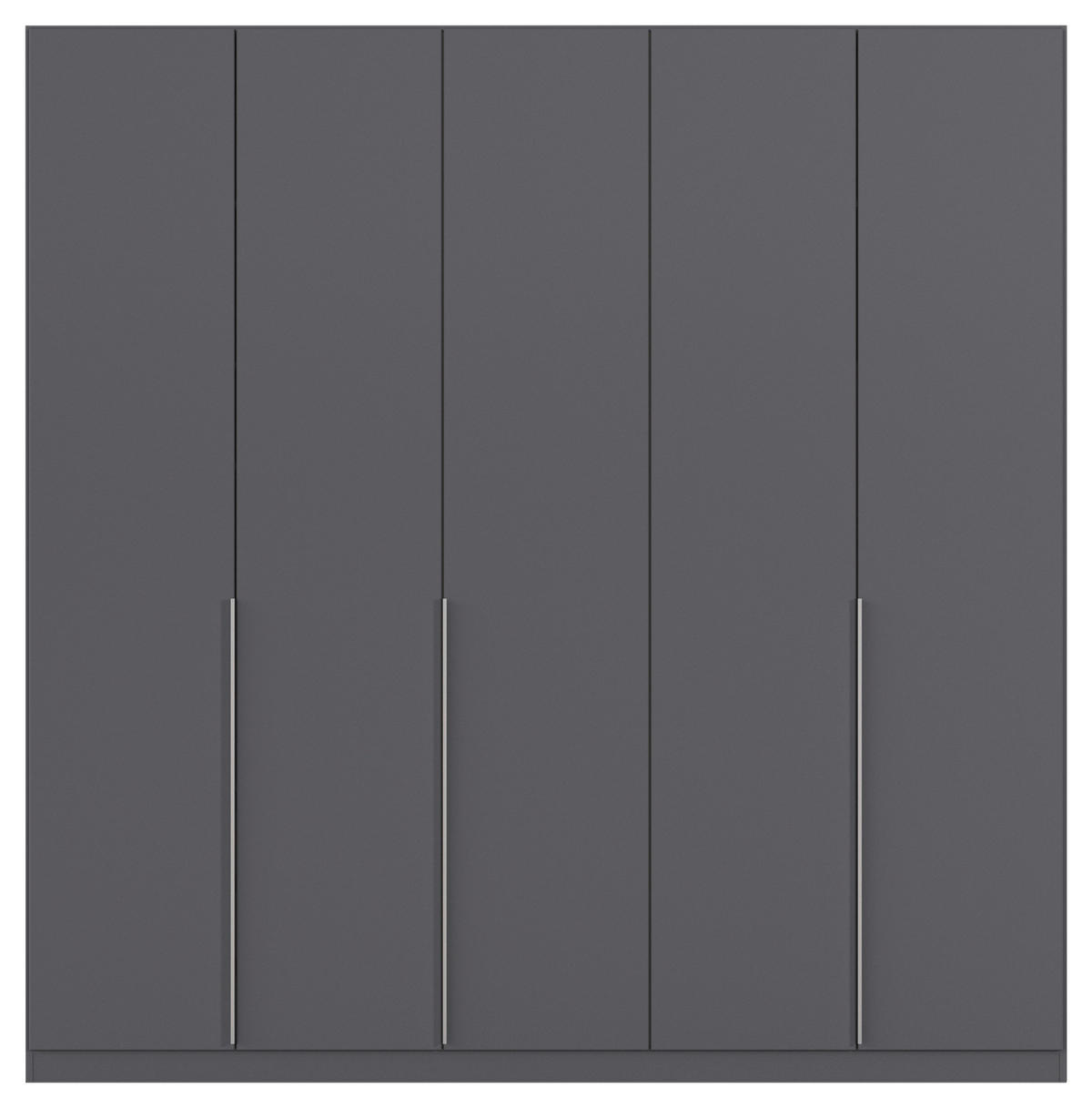 Kleiderschrank Alabama grau B/H/T: ca. 225x229x54 cm Alabama - Alu/grau (225,00/229,00/54,00cm)