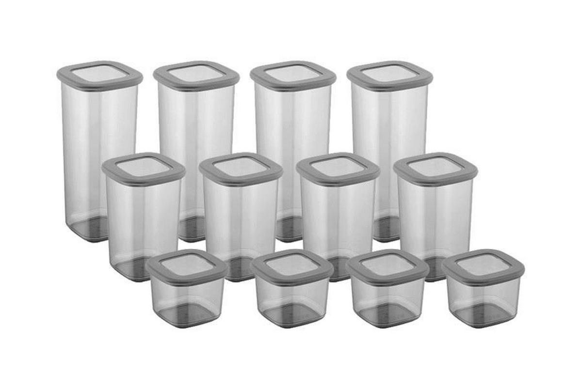 HermiaConcept Vorratsdosenset 24tlg. anthrazit 24tlg. - anthrazit - HermiaConcept