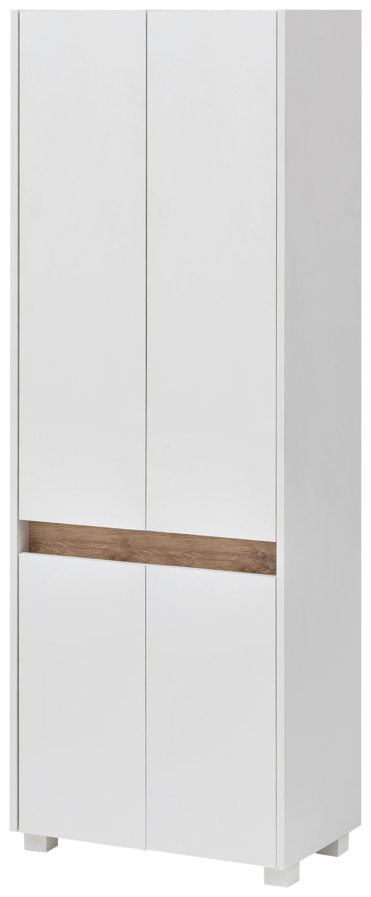 Hochschrank Cosmo perlweiß Optik B/H/T: ca. 56,9x164,5x33 cm Cosmo - (56,90/164,50/33,00cm) - Möbelpartner