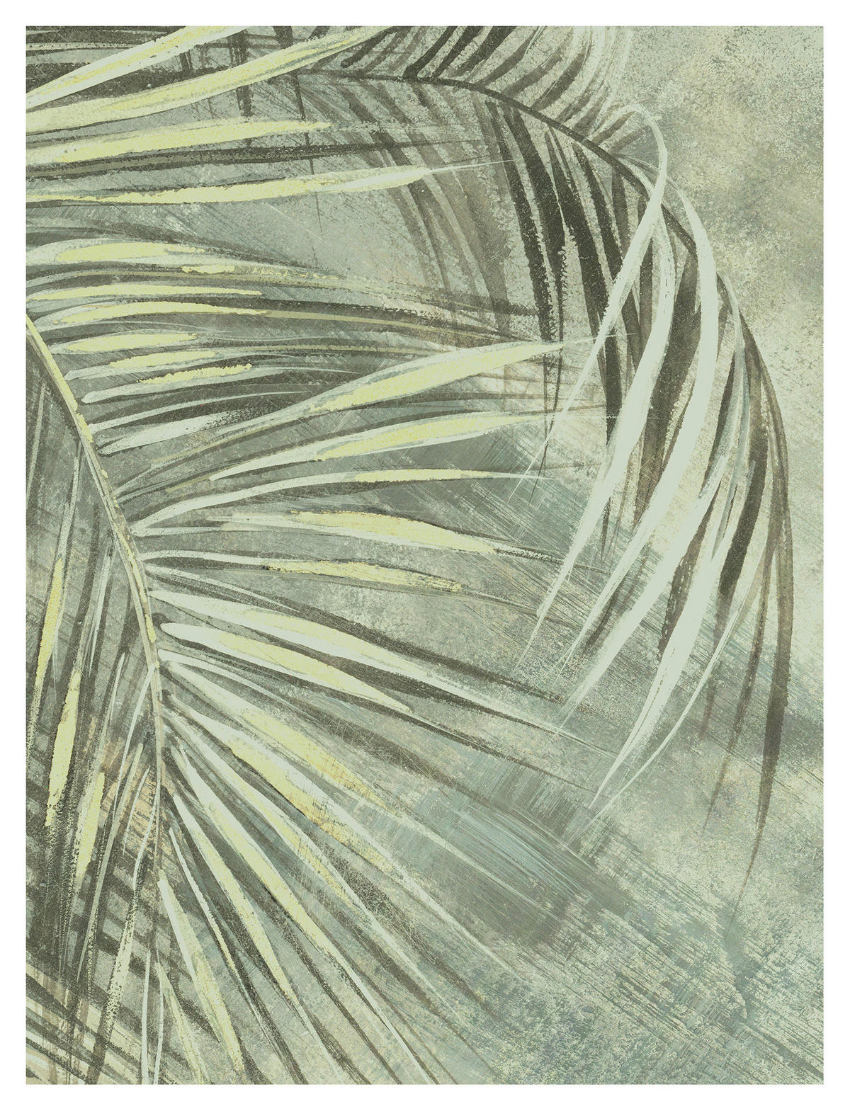 Komar Poster La Réunion Palmen B/L: ca. 30x40 cm La Réunion - (30,00/40,00cm) - Komar