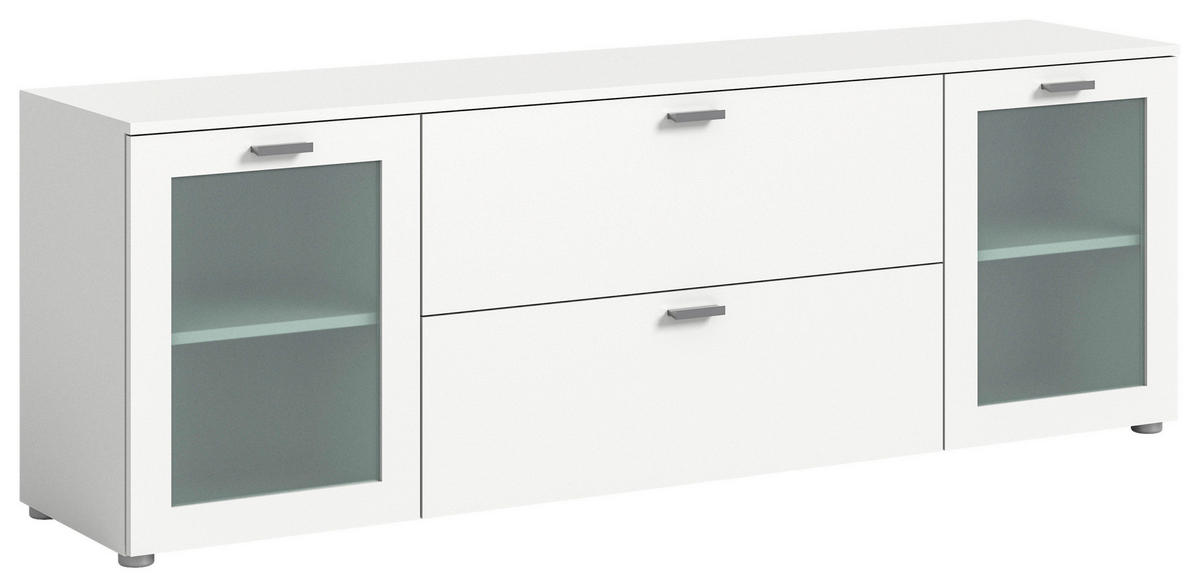 TV-Lowboard Xeno weiß B/H/T: ca. 180x62x37 cm Xeno - weiß (180,00/62,00/37,00cm)