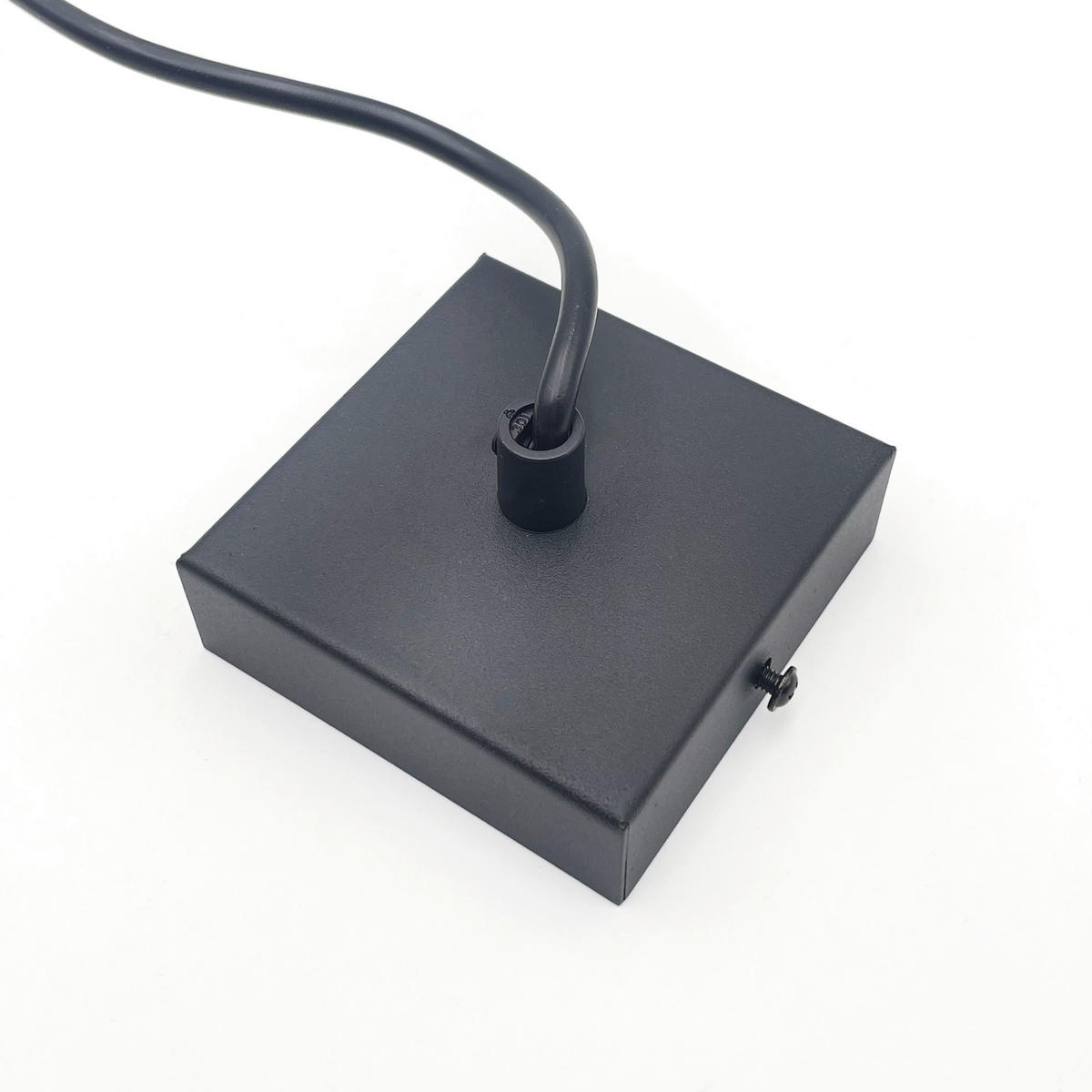 Lamkur Strahler schwarz Stahl B/H/L: ca. 6,5x118x6,5 cm 1 Brennstellen Prisma - schwarz (6,50/6,50/118,00cm) - Lamkur