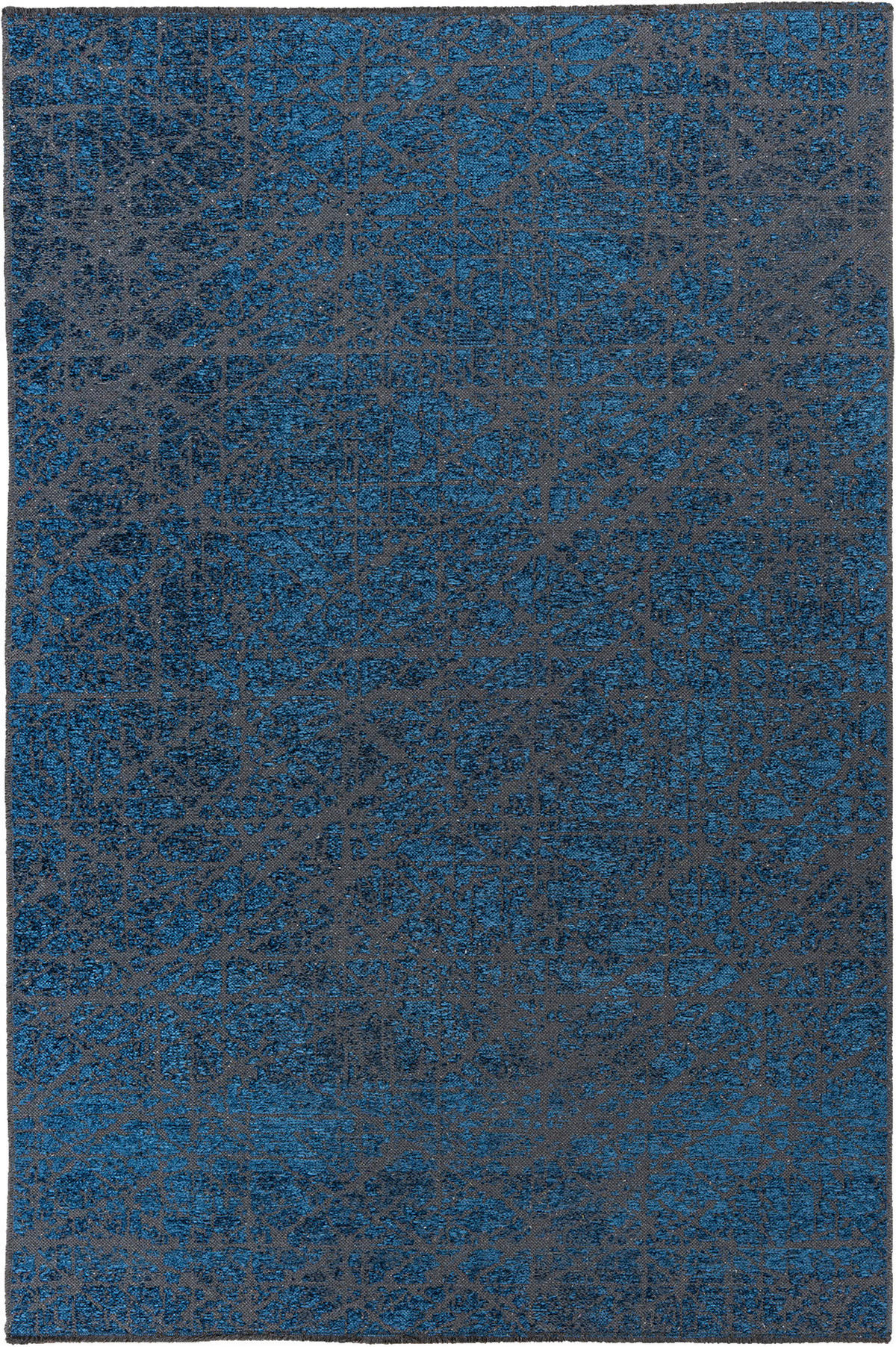 Kayoom Flachflorteppich Kalea 225 blau B/H/L: ca. 120x0,8x170 cm Kalea 225 - blau (170,00/120,00/0,80cm) - Kayoom