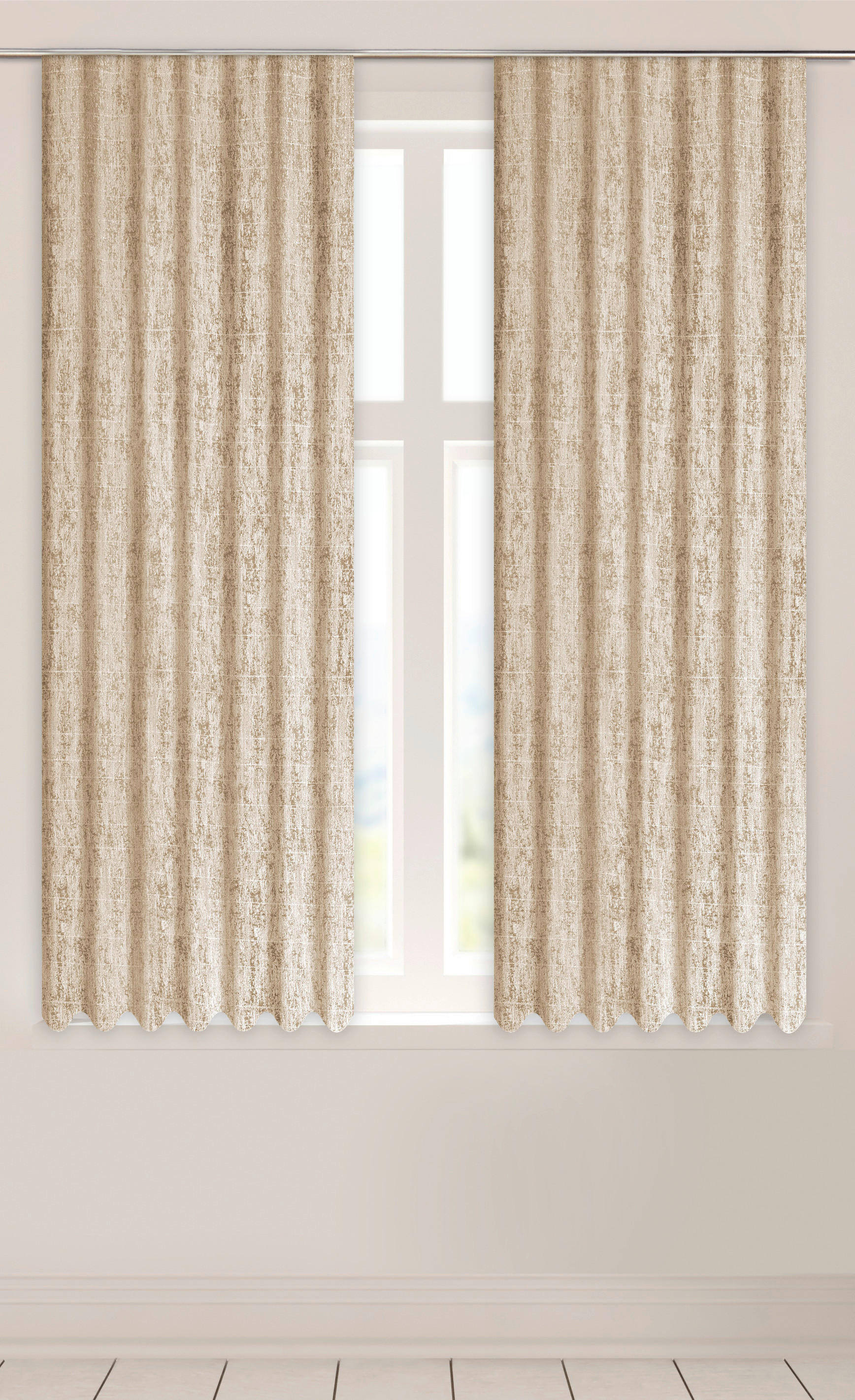 Dekovorhang Eden taupe B/L: ca. 135x175 cm Eden - taupe (135,00/175,00cm)