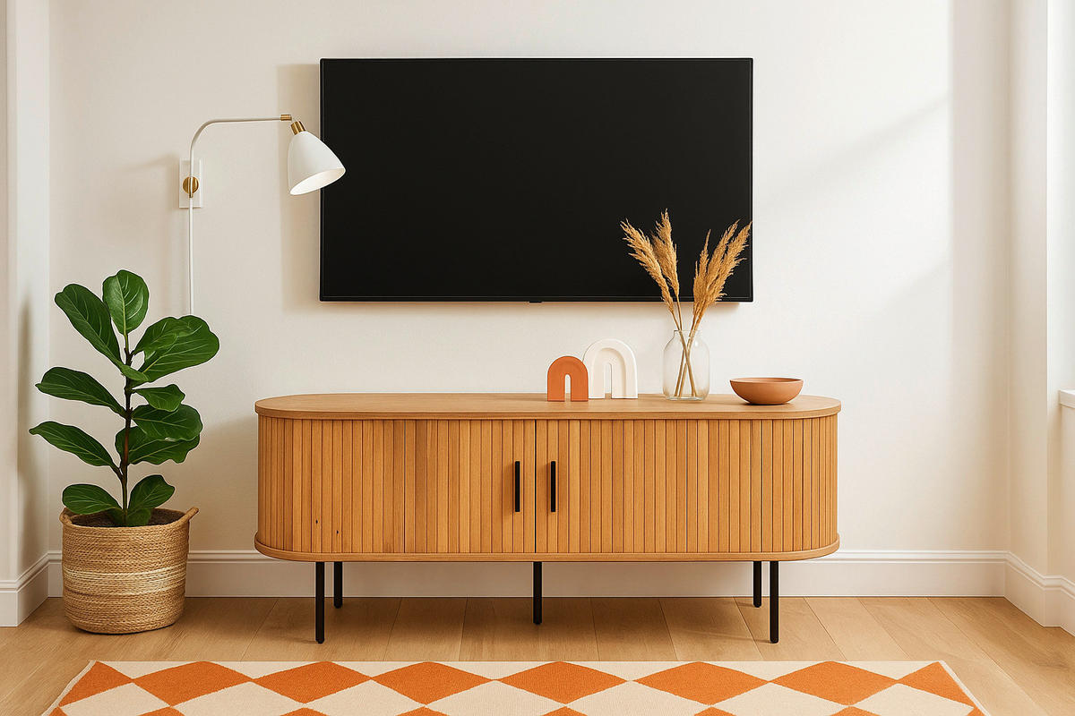 Lowboard SELVA Eiche Sonoma Nachbildung B/H/T: ca. 120x54x60 cm SELVA - Eiche (120,00/54,00/60,00cm) - WIPMEB