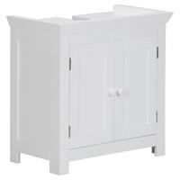 Waschbeckenunterschrank weiß B/H/T: ca. 30x56x57 cm Waschbeckenunterschrank - weiß (30,00/56,00/57,00cm) - Wohnling