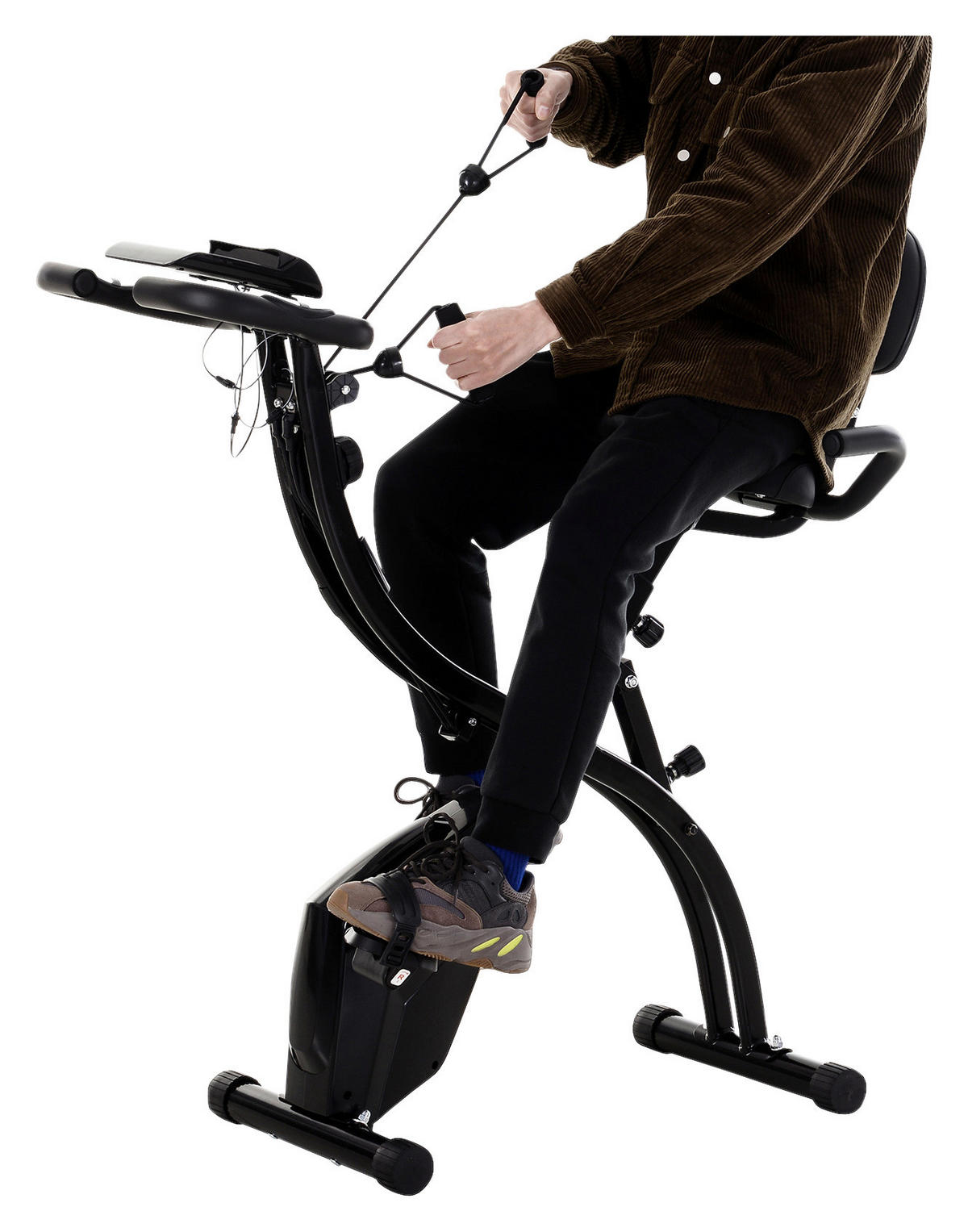 HOMCOM Fahrradtrainer schwarz Stahl Fahrradtrainer - schwarz - HOMCOM