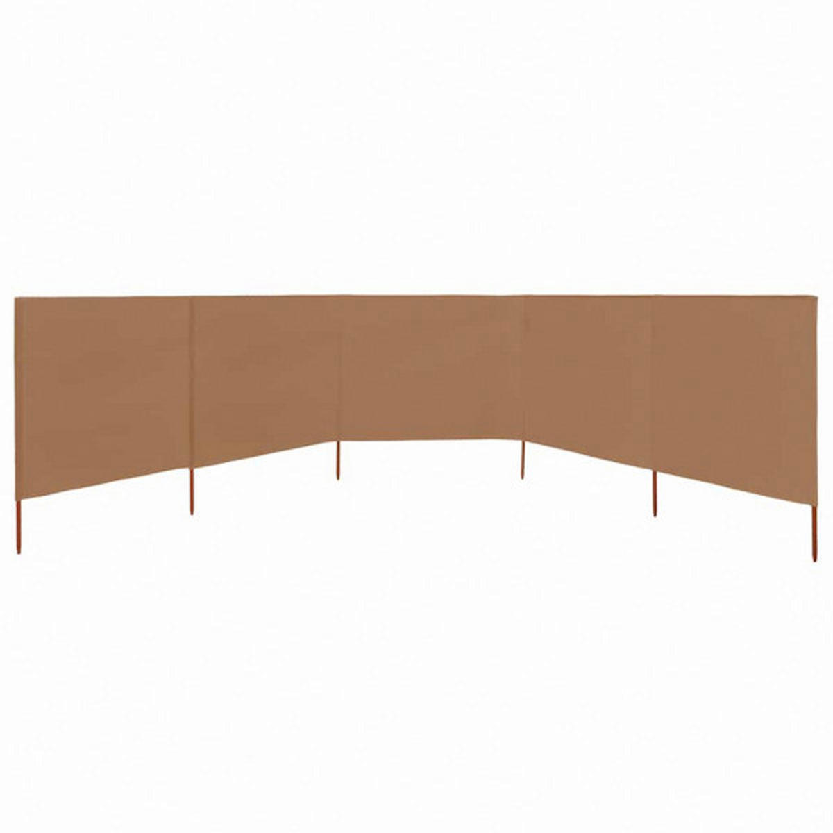 vidaXL Windschutz Windschutz - taupe (600,00/160,00cm) - vidaXL