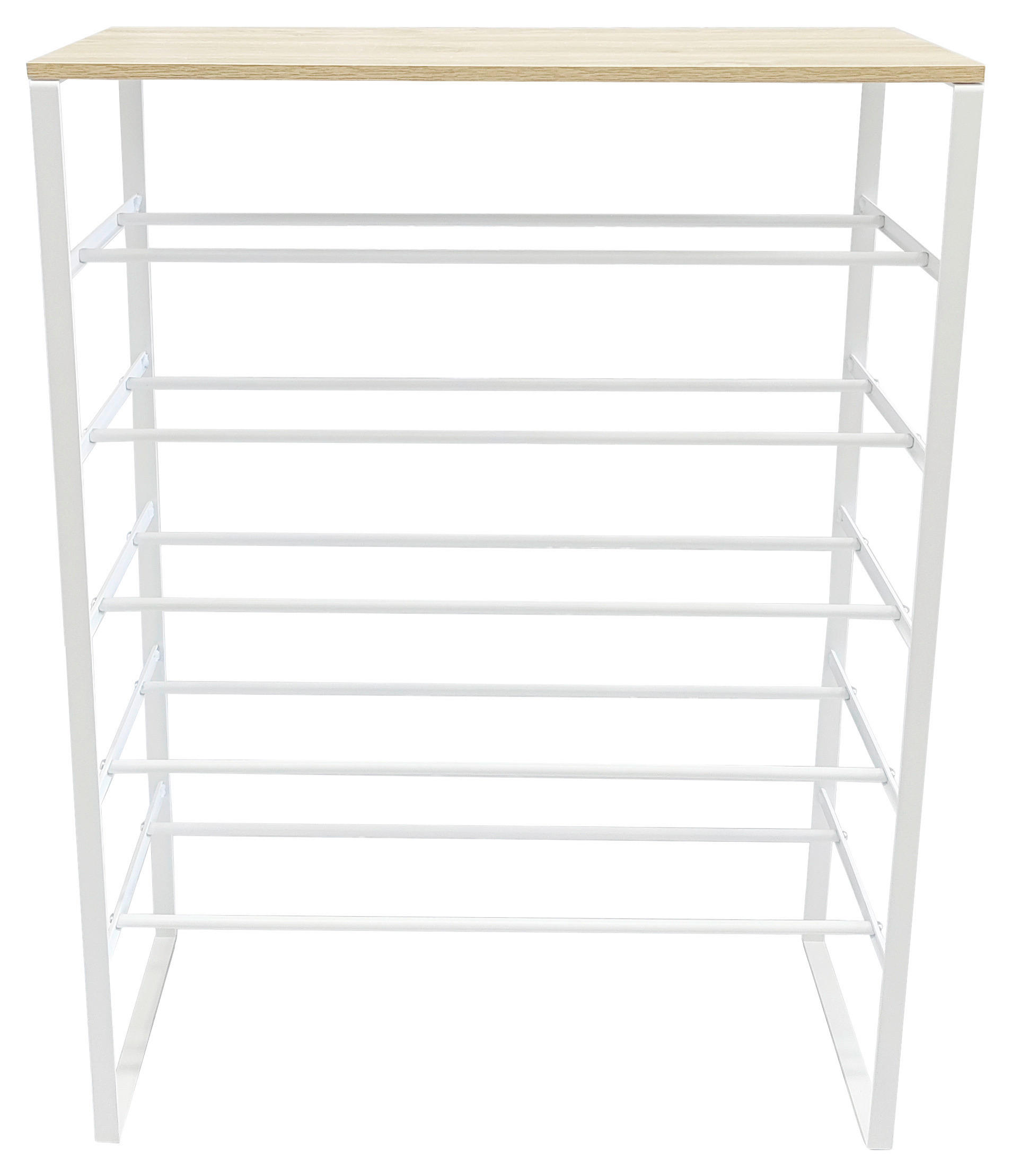 Schuhregal Maren B/H/T: ca. 66x87x25 cm Maren - weiß (66,00/87,00/25,00cm)