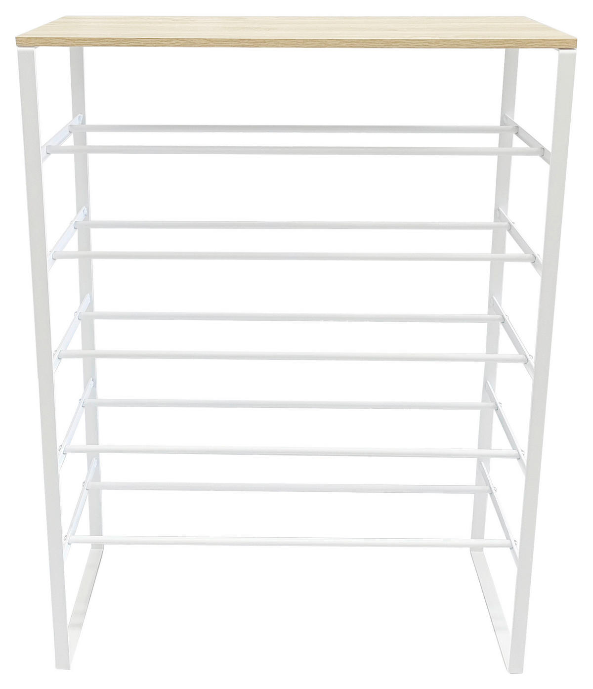 Schuhregal Maren B/H/T: ca. 66x87x25 cm Maren - weiß (66,00/87,00/25,00cm)