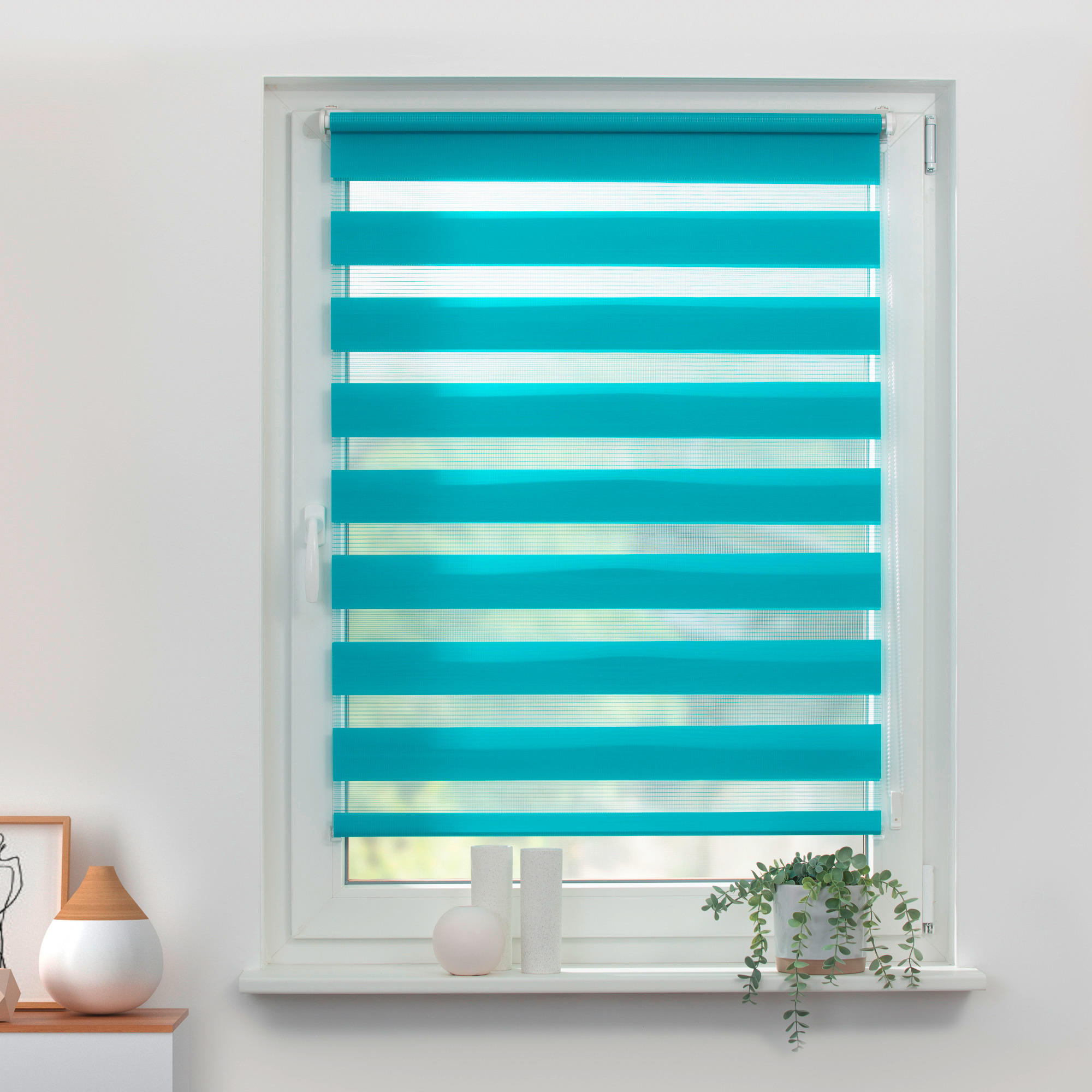 Doppelrollo duo blau b l ca 90x150 cm online bei poco kaufen