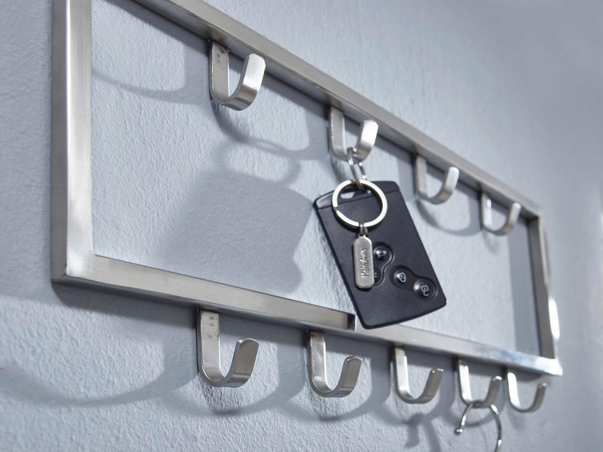 Garderobe B/H/T: ca. 50x20x4 cm Garderobe - (50,00/20,00/4,00cm) - Wohnling