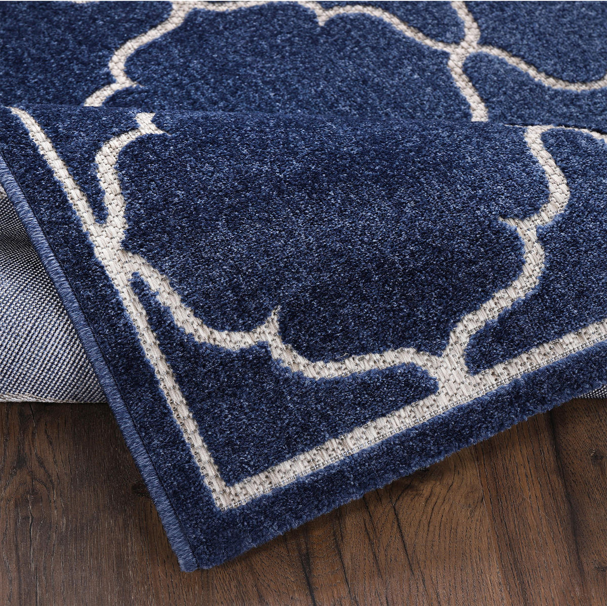 Sanat Outdoorteppich BERLIN blau B/L: ca. 80x200 cm BERLIN - blau (80,00/200,00cm) - Sanat