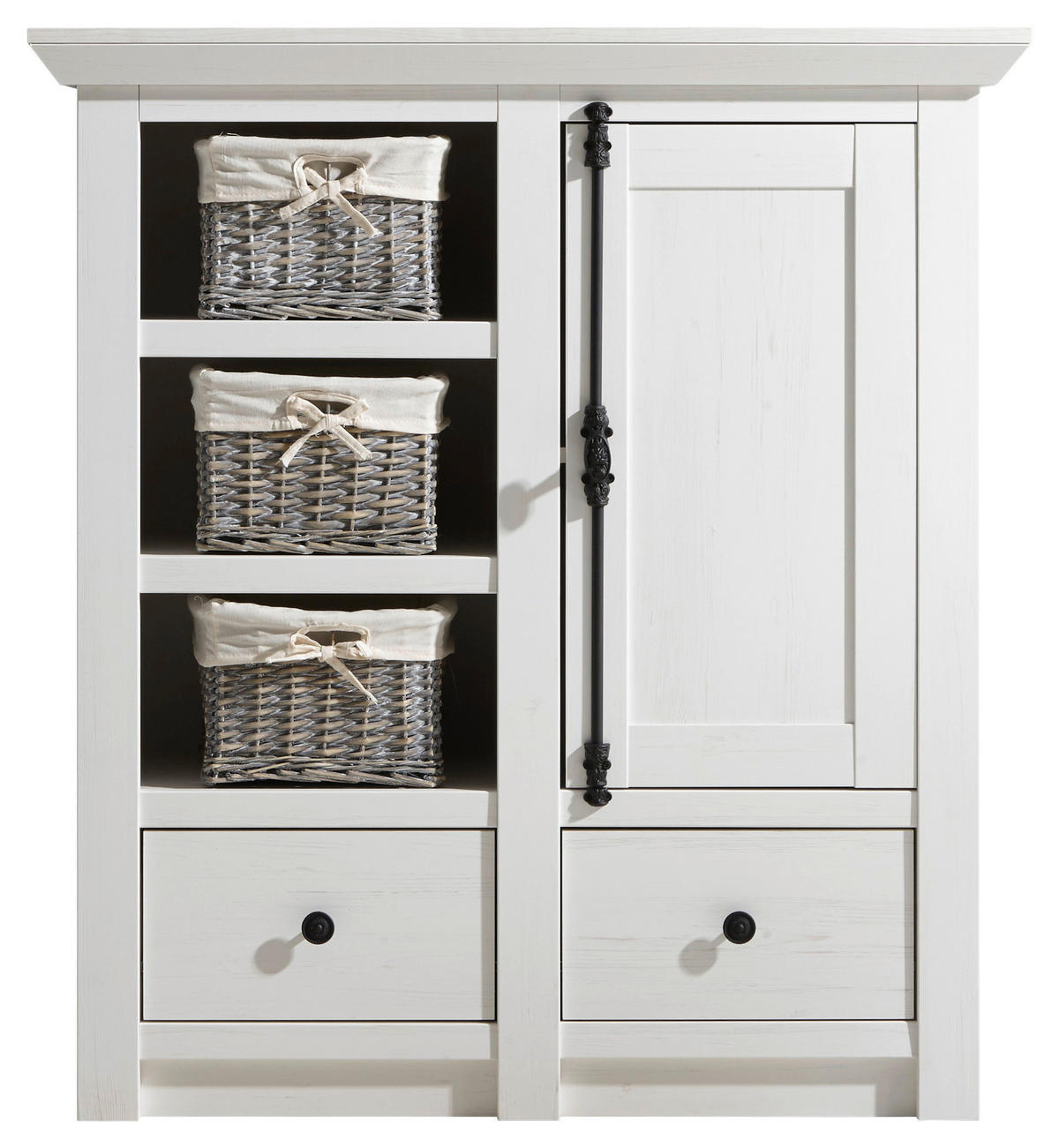 Highboard Westerland weiß B/H/T: ca. 105x115x45 cm Westerland - weiß (105,00/115,00/45,00cm)