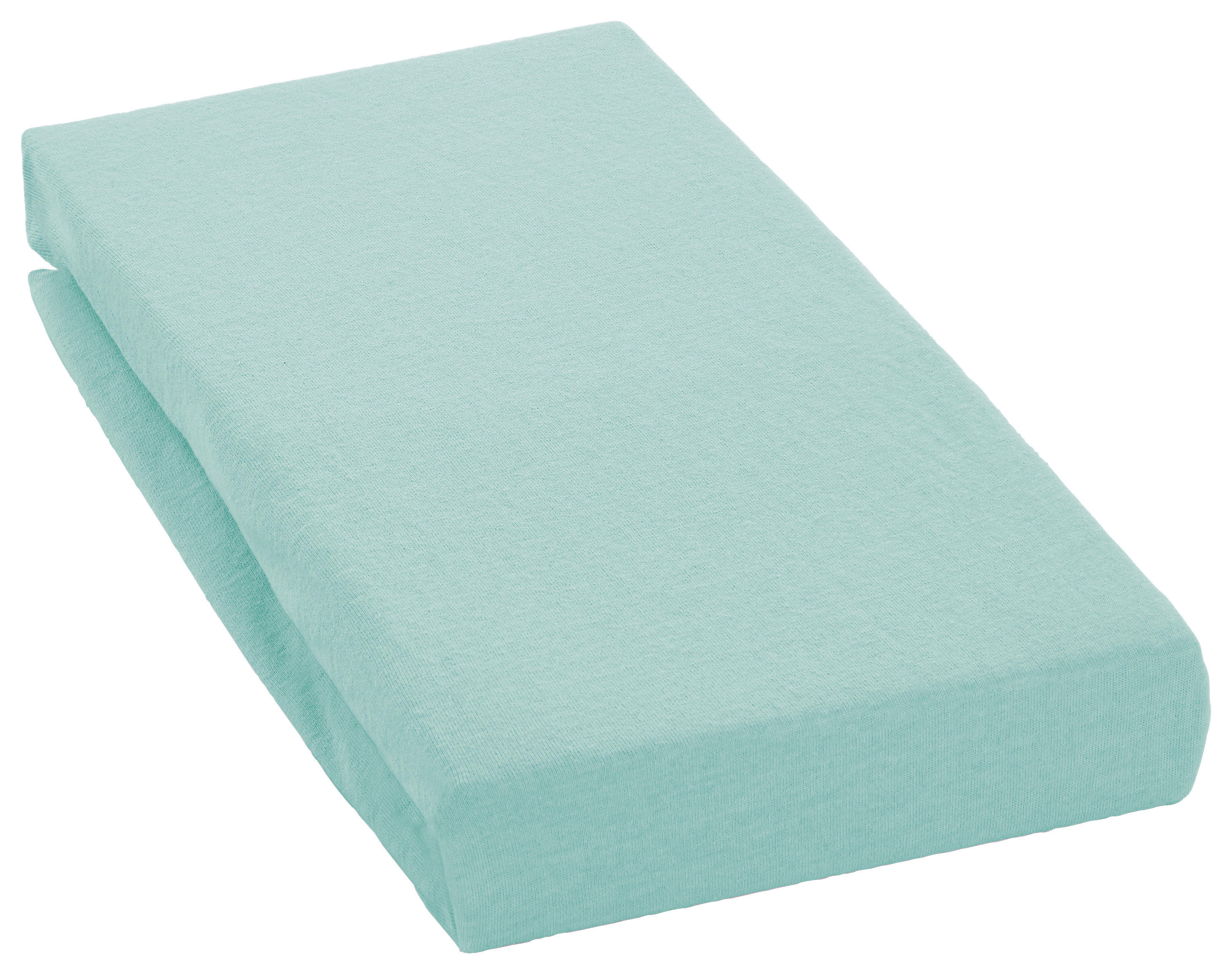 Jersey Spannbetttuch Spannbetttuch_Jersey 100x200cm - mint (100,00/200,00cm)